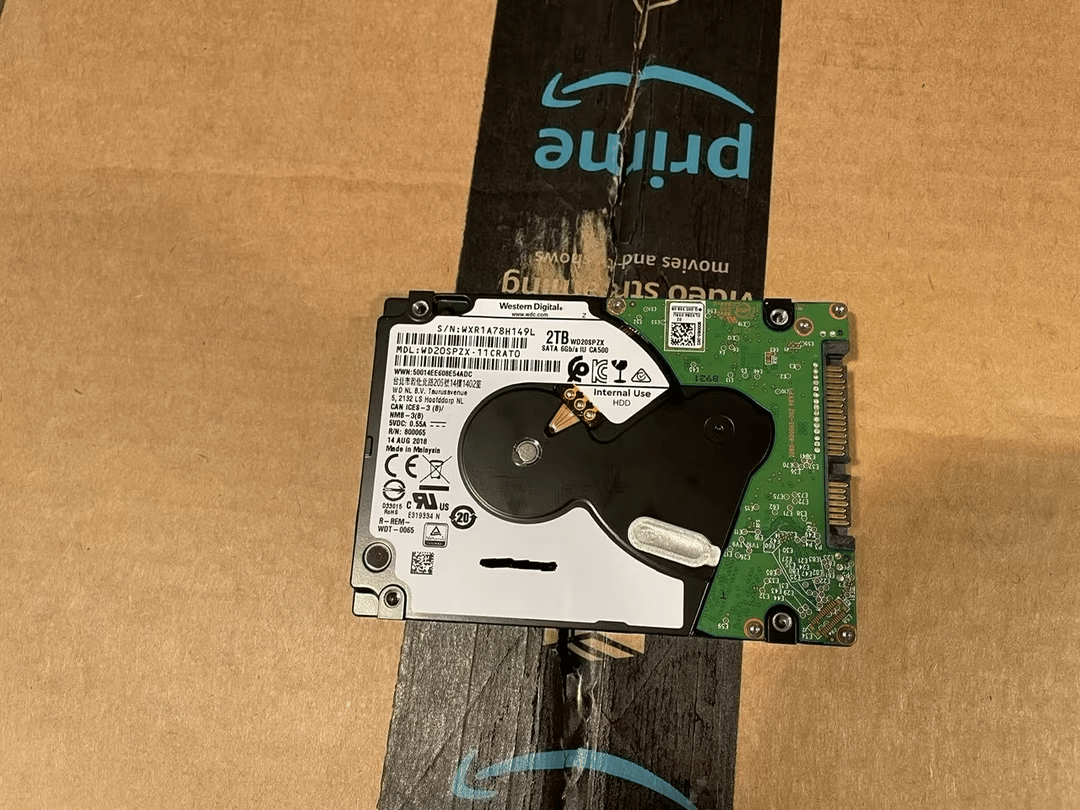 WD 2TB 2.5 inch 5400 rpm