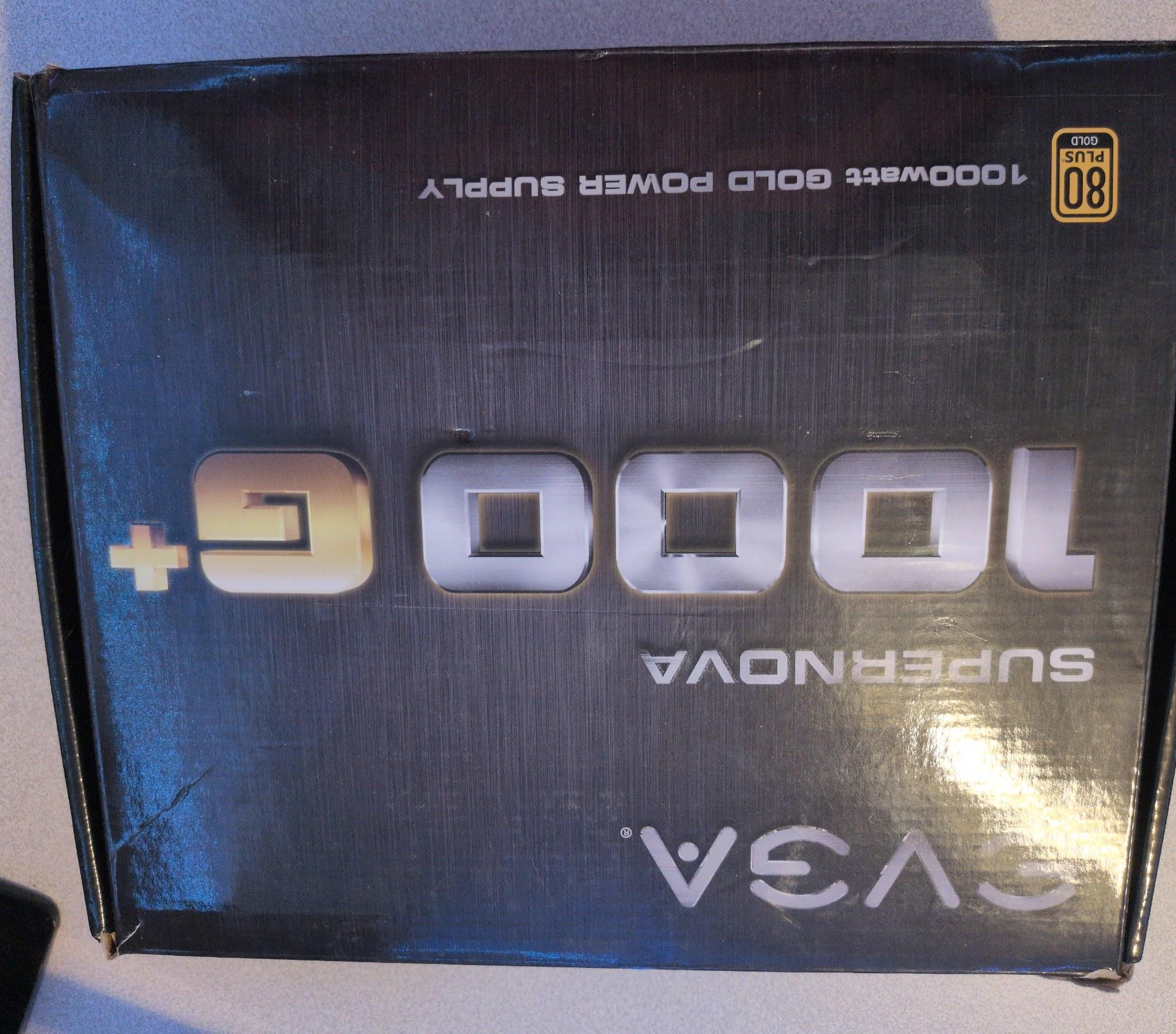 EVGA SuperNOVA 1000 G+ 1000W Gold Modular PSU Box Cables