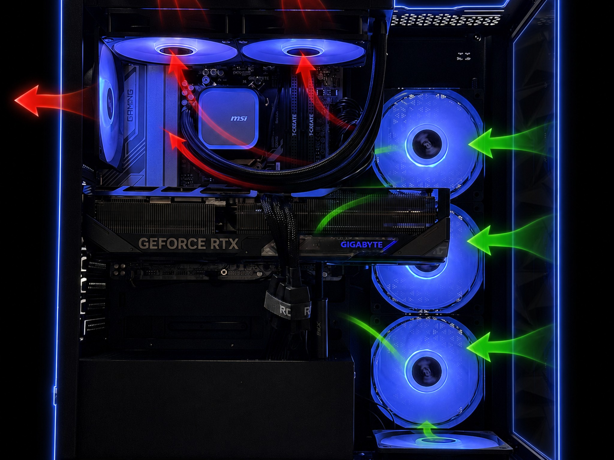 1440P/4K Creator gaming pc / RTX 5070 Ti / Ryzen 7 7800X3D / 32GB DDR5 Ram / 1TB SSD