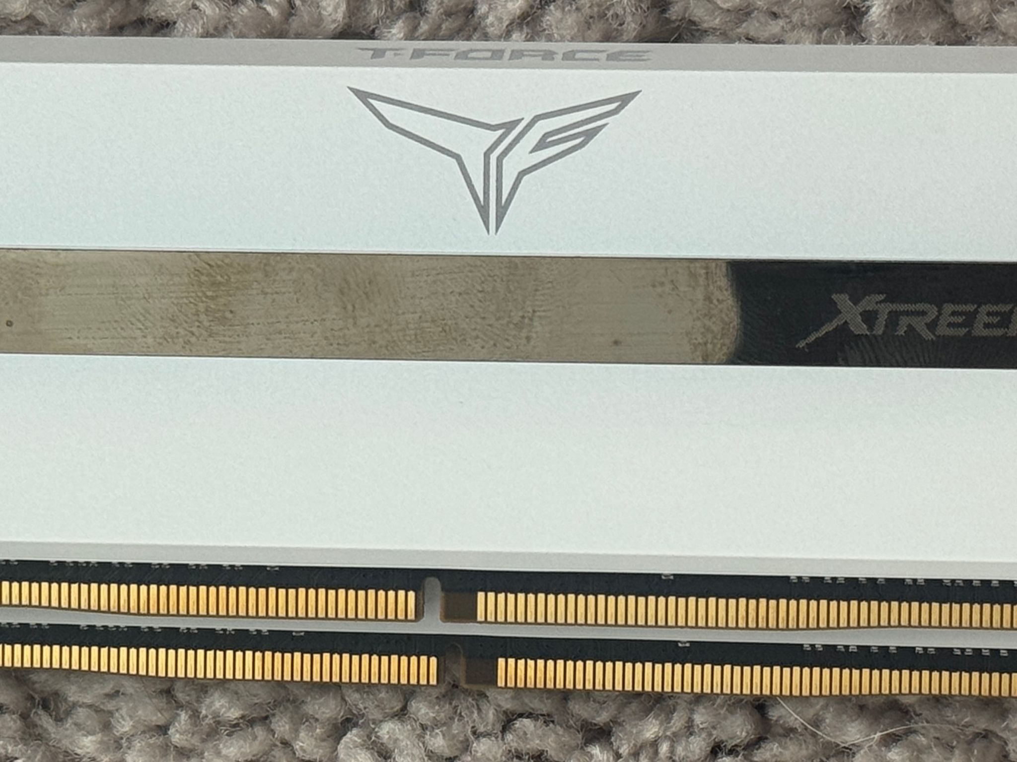 XTREEM ARGB DDR4 DESKTOP MEMORY WHITE 64GB(2x32GB) 3600MHz CL18, Used (No Box)