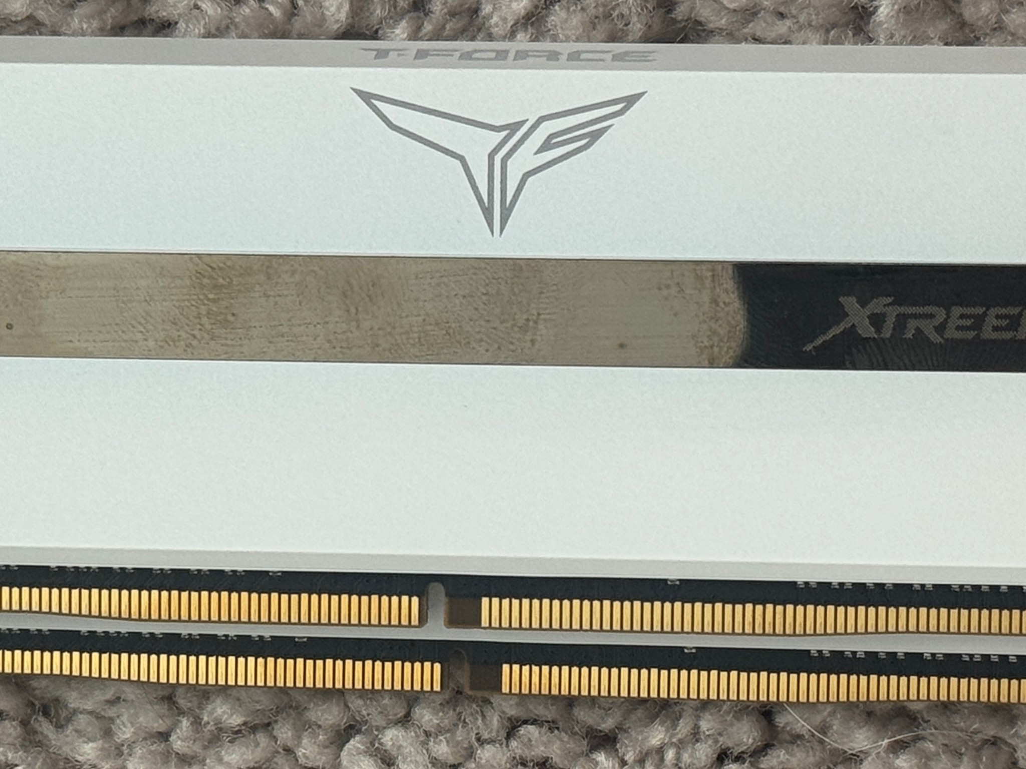 XTREEM ARGB DDR4 DESKTOP MEMORY WHITE 64GB(2x32GB) 3600MHz CL18, Used (No Box)