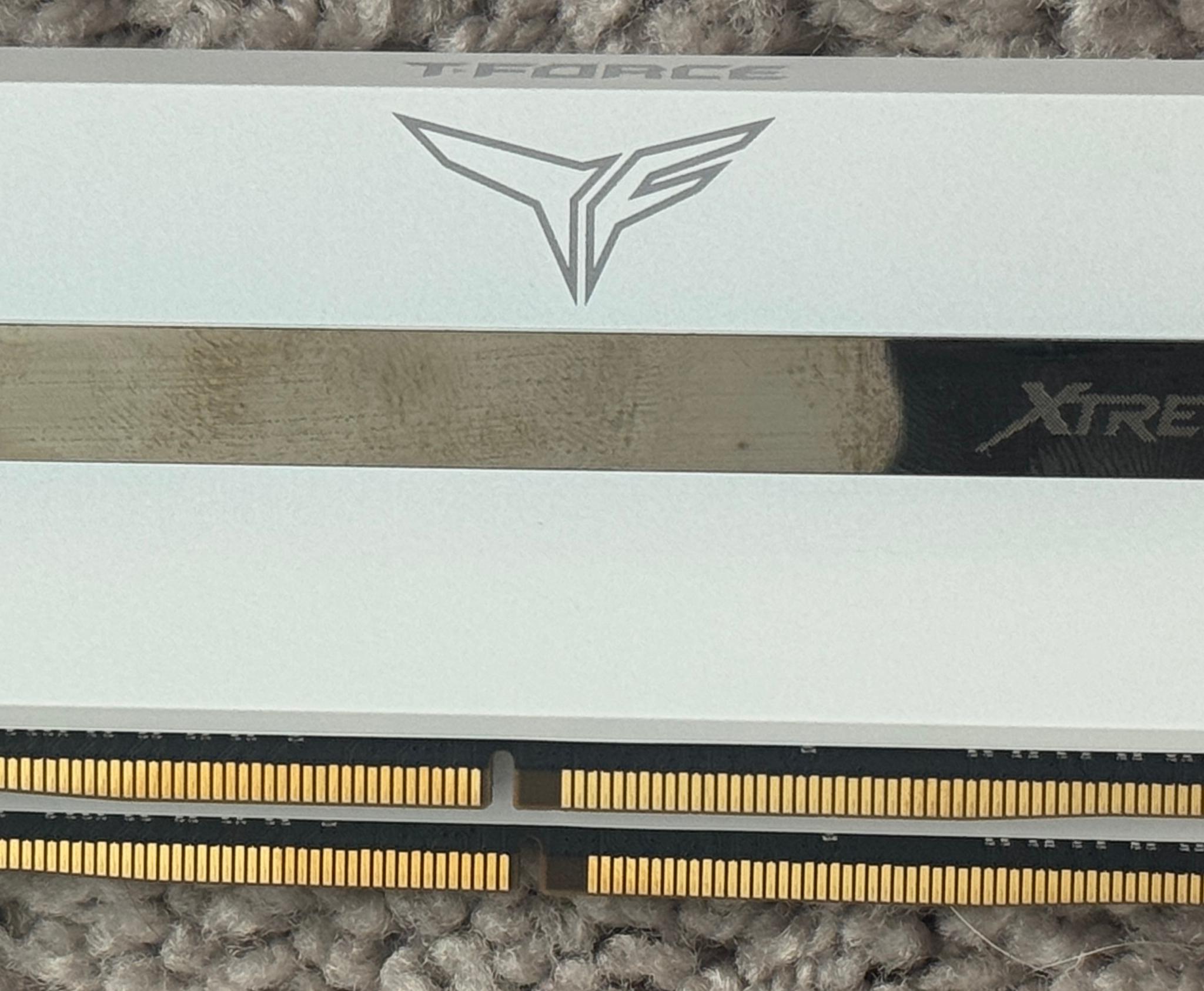 XTREEM ARGB DDR4 DESKTOP MEMORY WHITE 64GB(2x32GB) 3600MHz CL18, Used (No Box)