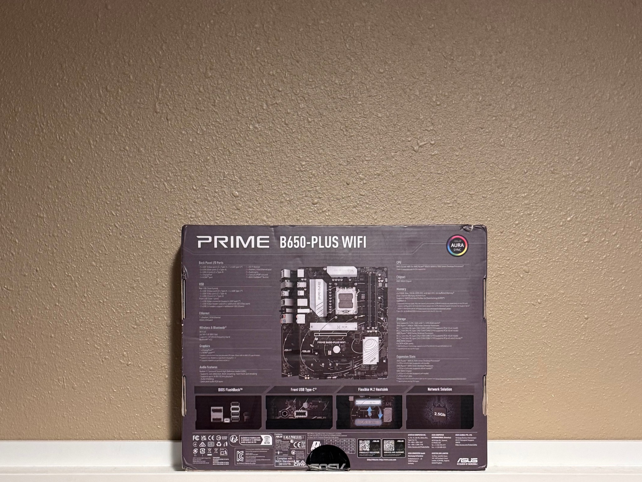 *NEW* ASUS PRIME B650-PLUS WIFI AMD B650 AM5 Ryzen™ Desktop 9000 8000 & 7000 ATX motherboard