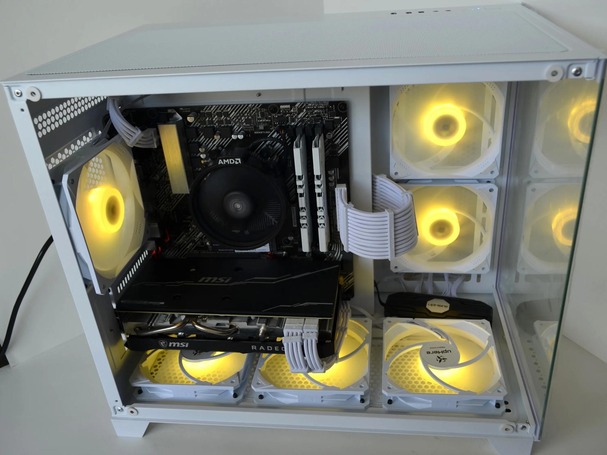 ❄️FrostBite🧊 Gaming PC - RX 5700 XT (RTX 3060 Equivalent) - Ryzen 5 5600g - 16GB Ram - 1TB NVME