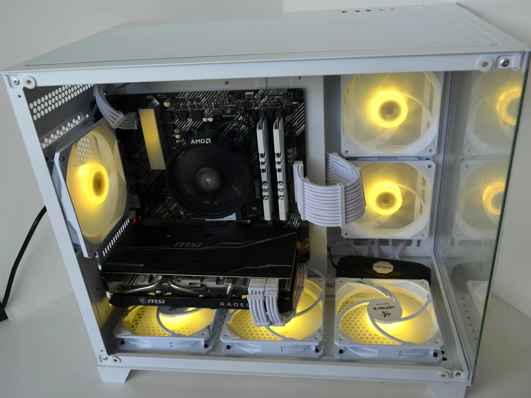 ❄️FrostBite🧊 Gaming PC - RX 5700 XT (RTX 3060 Equivalent) - Ryzen 5 5600g - 16GB Ram - 1TB NVME