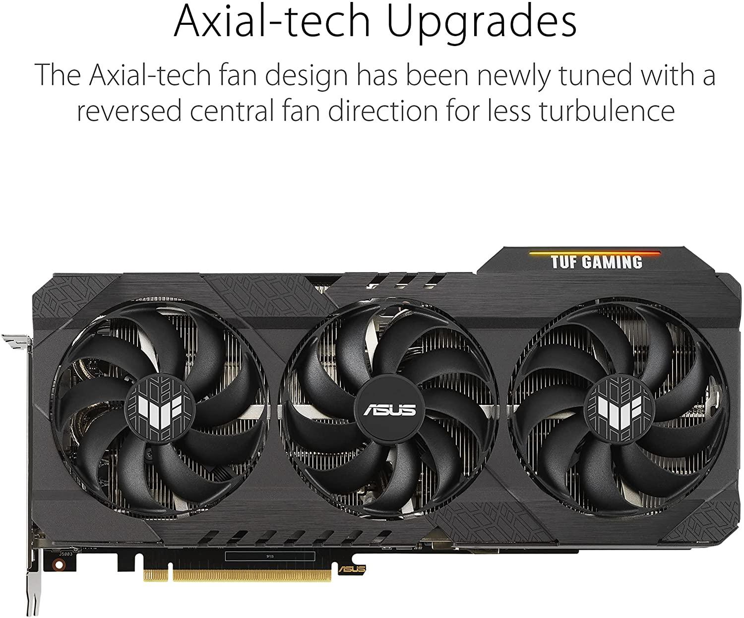 ASUS GeForce TUF GAMING RTX 3070 Ti 8GB OC GDDR6X Video Graphics Card GPU