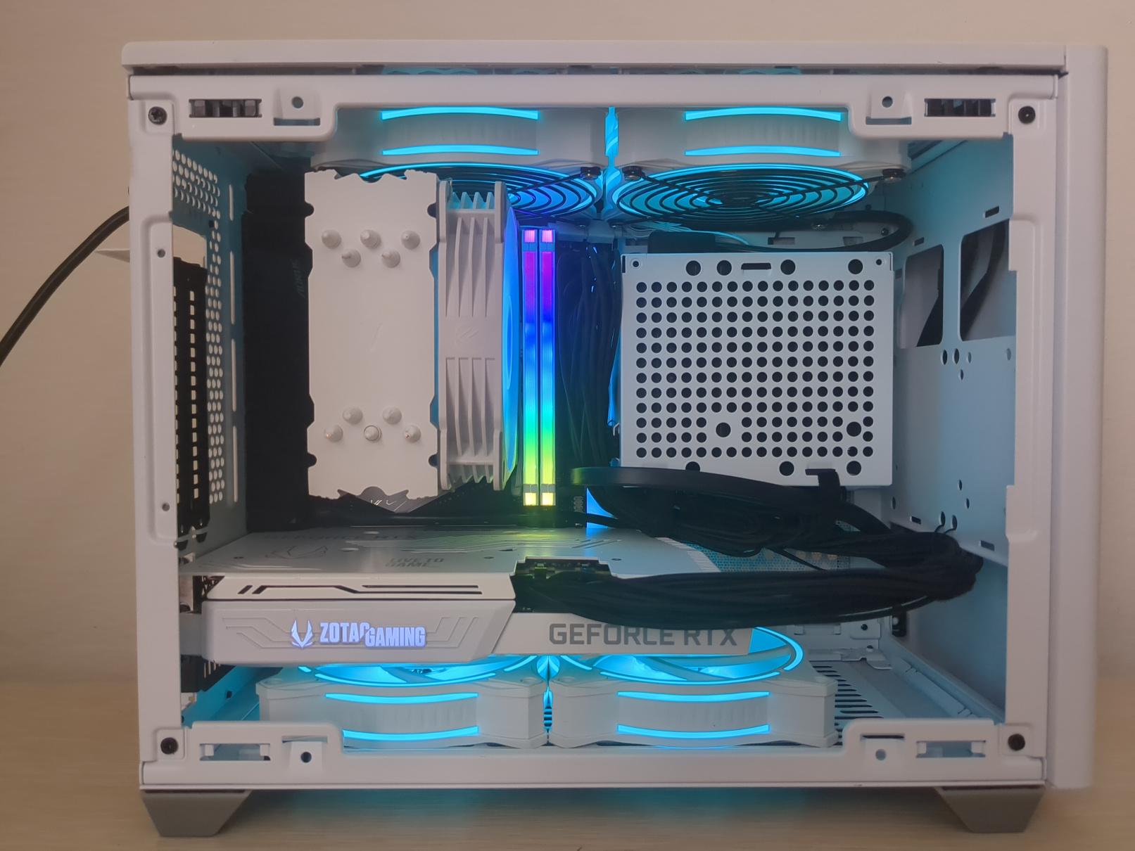 RTX 3070, Ryzen 5 5600 White Gaming PC (32GB RAM, 1TB SSD, Win11 Pro)
