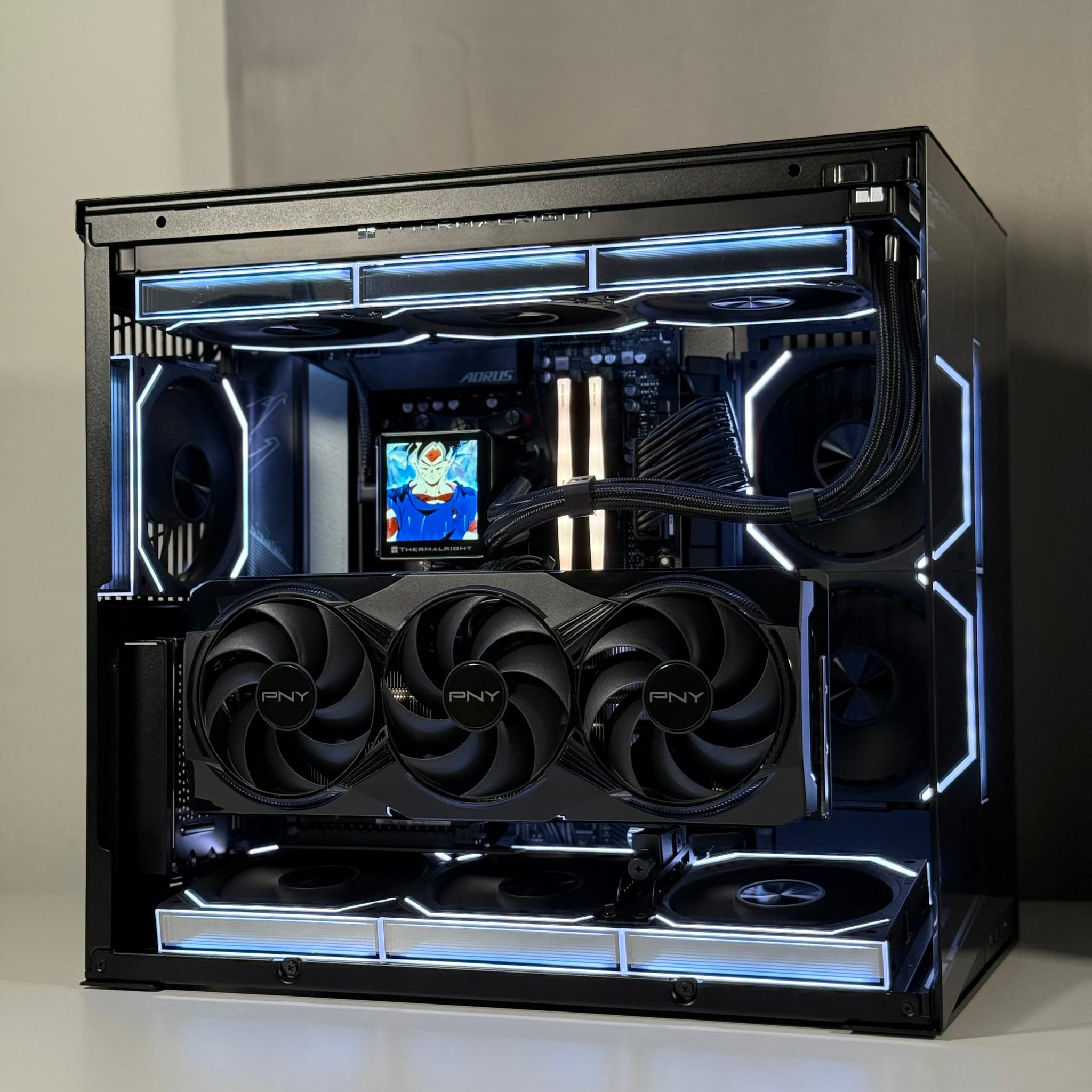 (9800X3D/5080) GAMING PC - Ryzen 7 9800X3D, Nvidia RTX 5080 16GB, 32GB DDR5, 2TB NVME, LCD AIO