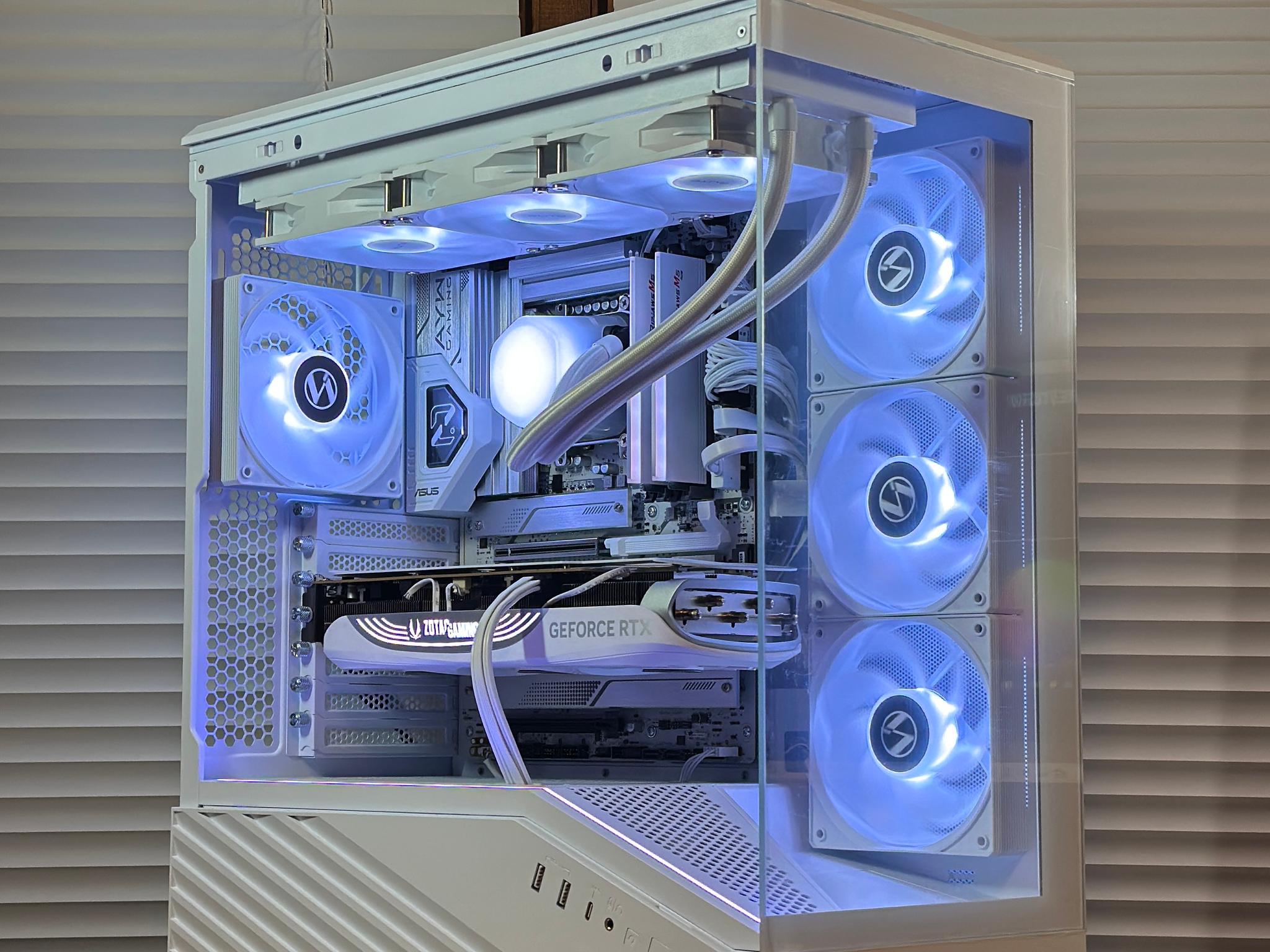 RTX 4080S 16GB | Intel Core Ultra 265KF | 48GB DDR5 | 2TB NVME | Win11 | WIFI | 4K White Gaming PC