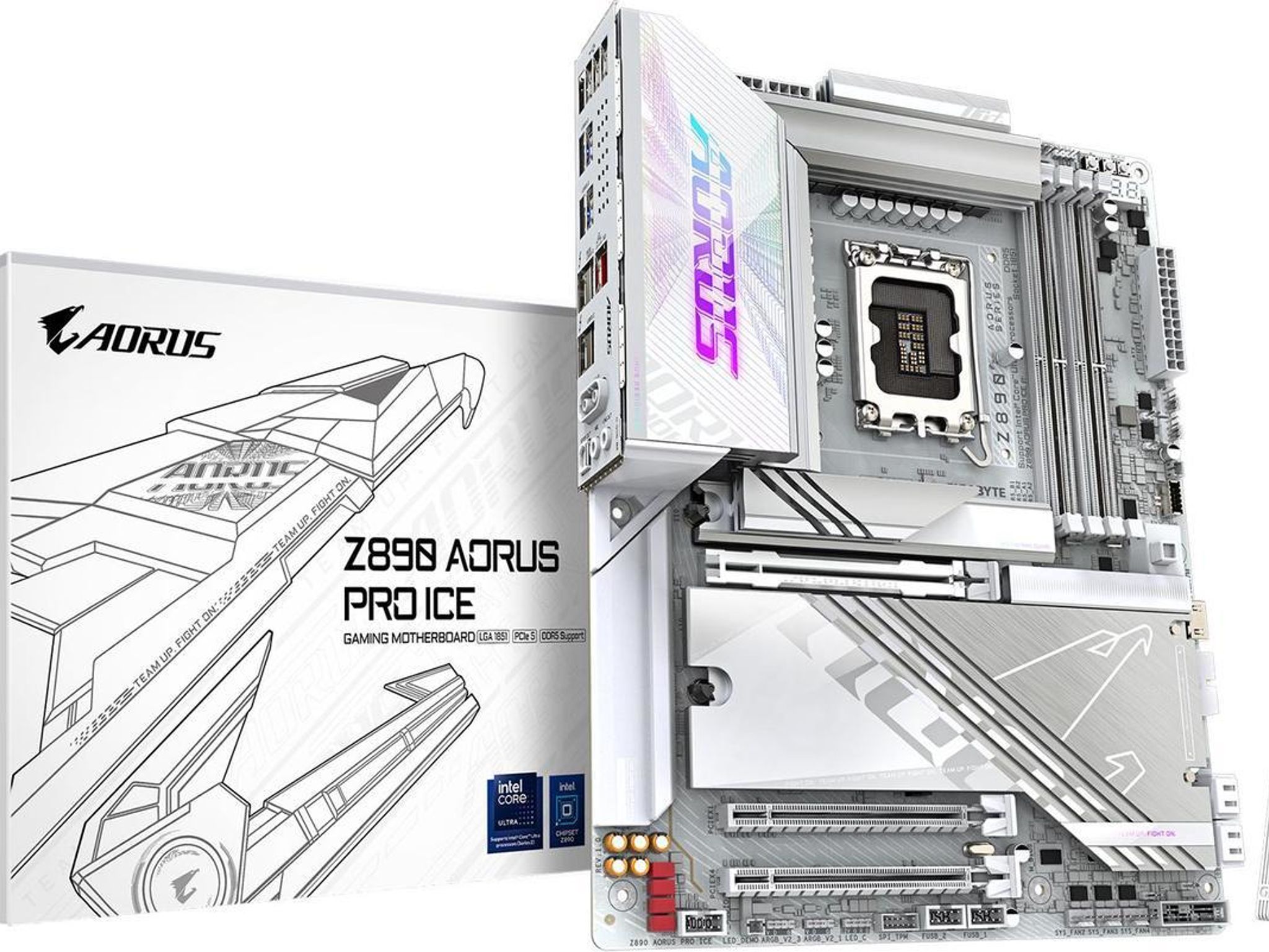 GIGABYTE Z890 AORUS PRO ICE Ultra Core (Series 2) LGA 1851, ATX, DDR5