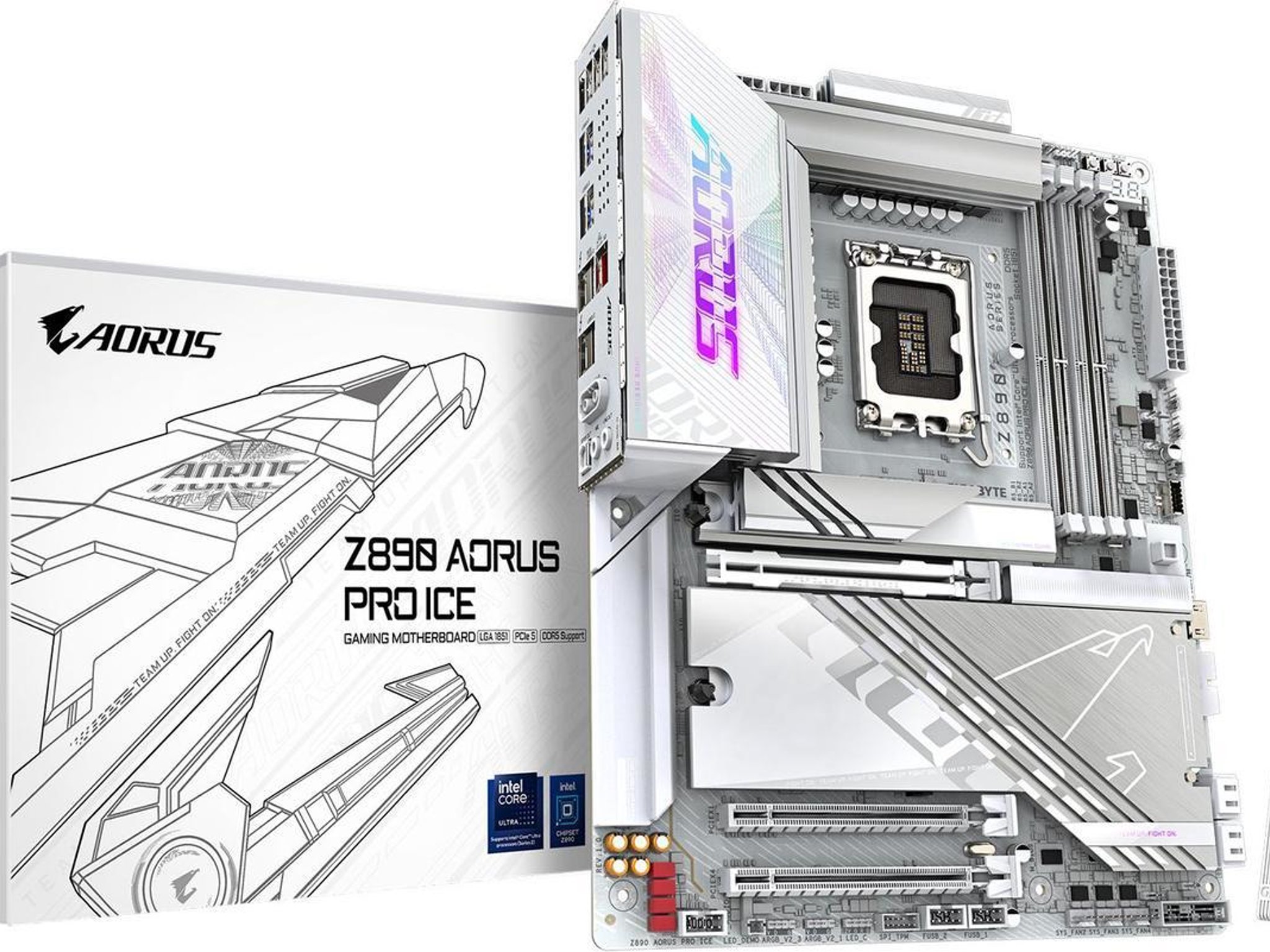GIGABYTE Z890 AORUS PRO ICE Ultra Core (Series 2) LGA 1851, ATX, DDR5