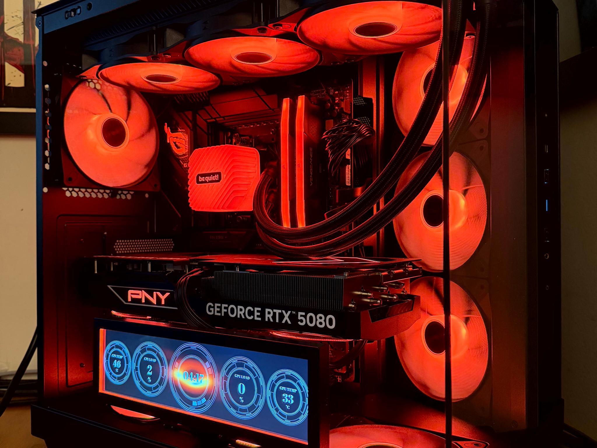 Event Horizon - RTX 5080 OC • Ryzen 7 9850X3D • 2TB Gen5 NVMe • 1000W Platinum PSU • New AM5 Build
