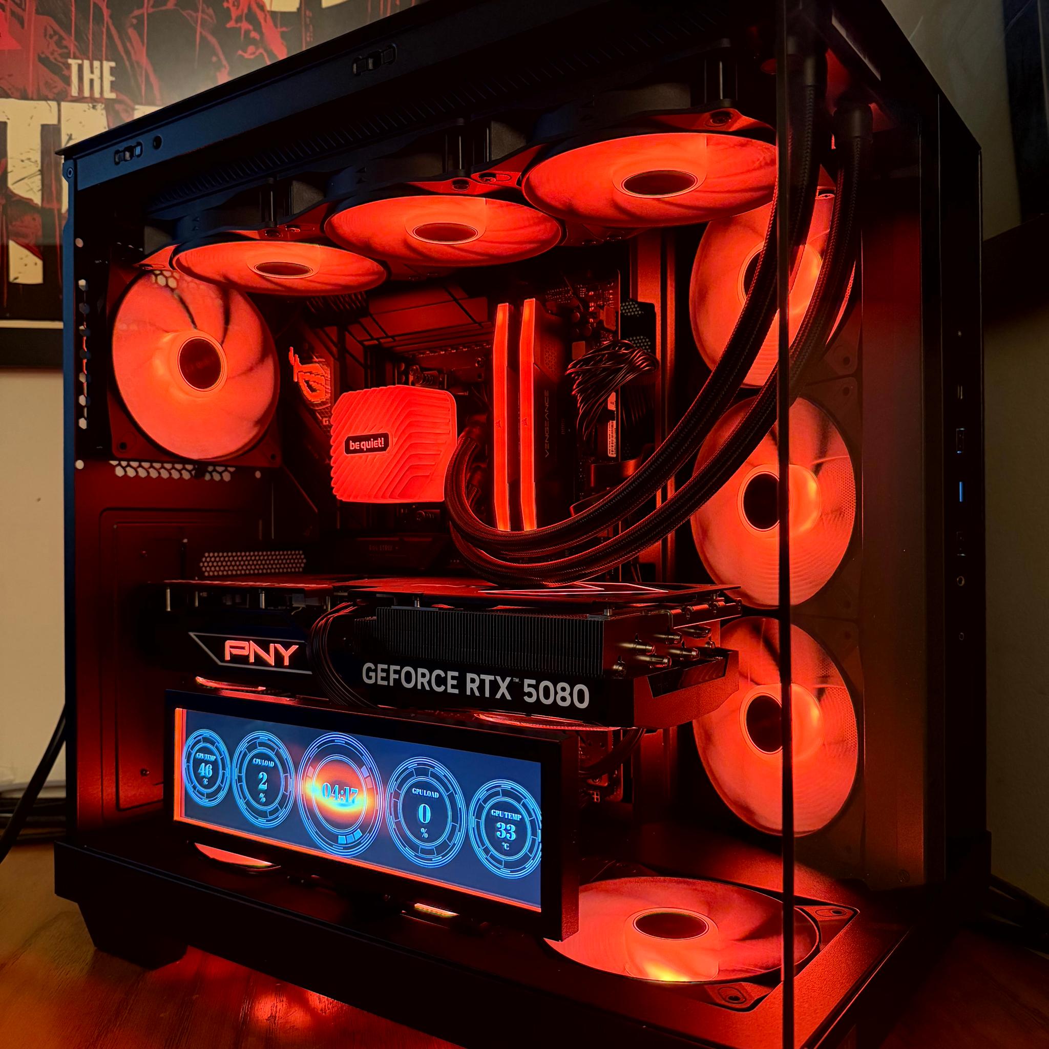 Event Horizon - RTX 5080 OC • Ryzen 7 9850X3D • 2TB Gen5 NVMe • 1000W Platinum PSU • New AM5 Build