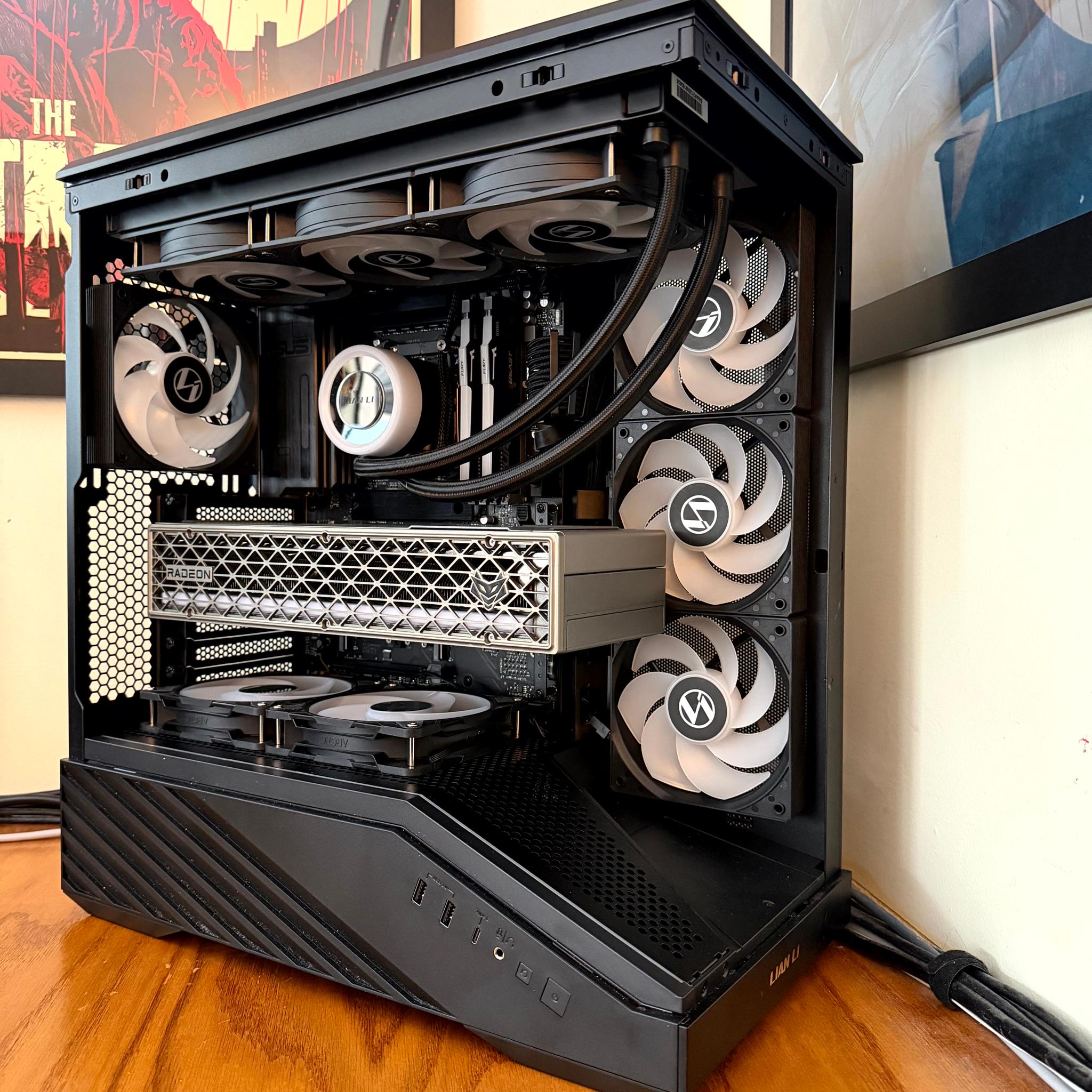 Dark Singularity II - RX 9070 XT | Ryzen 7 9800x3d | 32G @6000 MT/sec | 2TB NVME | 1000 W Platinum