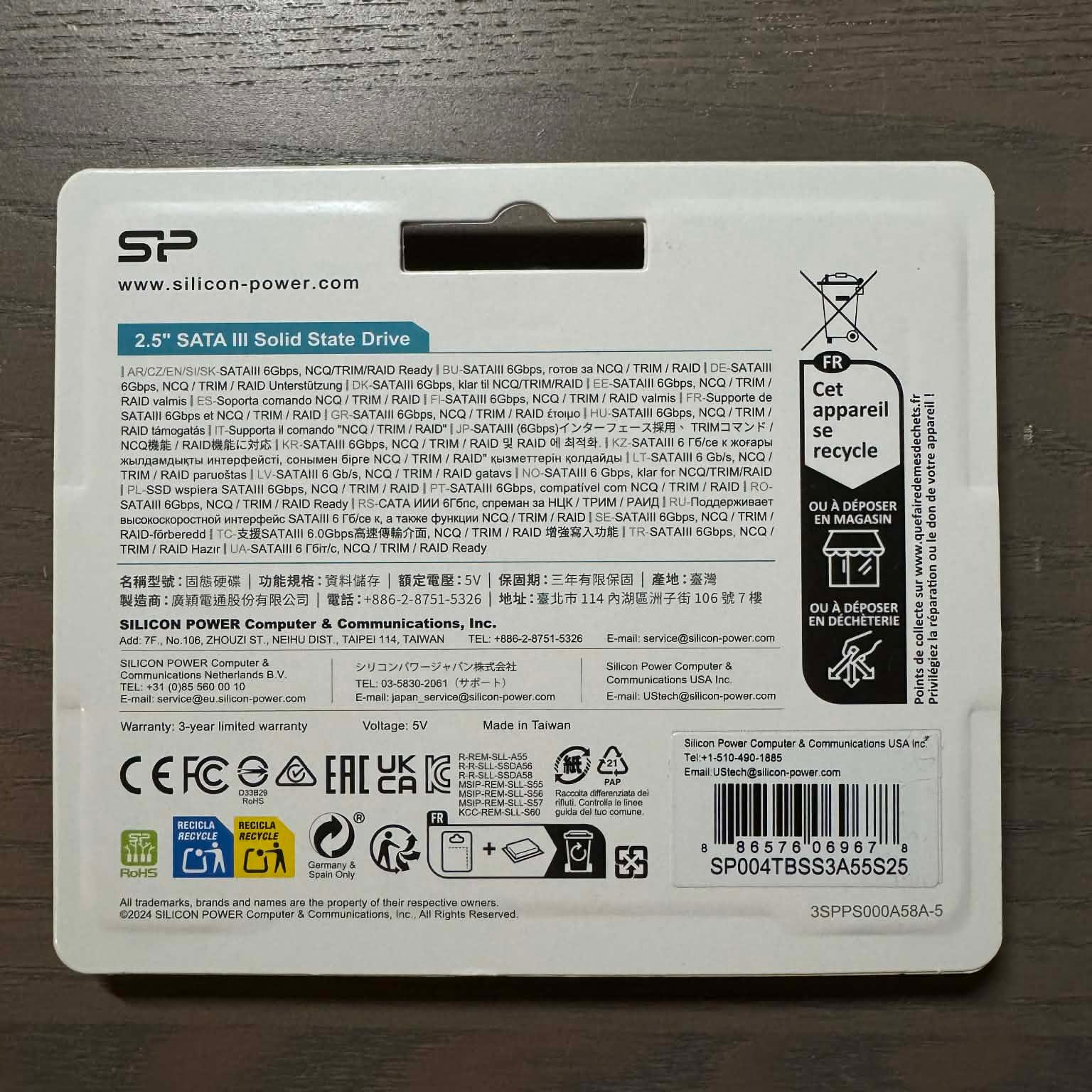 NEW SP Silicon Power 4TB SSD 3D NAND A55 SLC Cache Performance Boost SATA III 2.5"