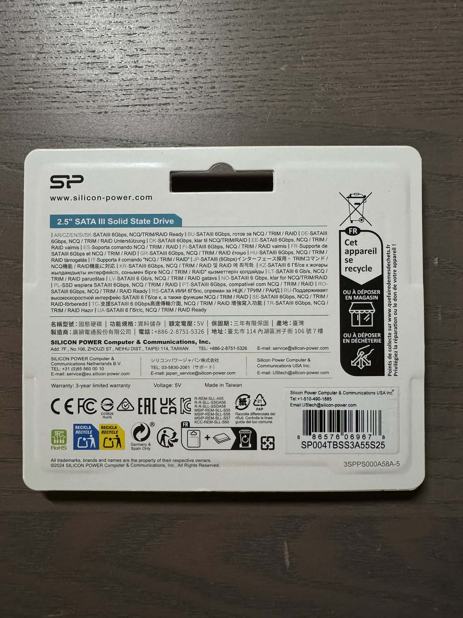 NEW SP Silicon Power 4TB SSD 3D NAND A55 SLC Cache Performance Boost SATA III 2.5"