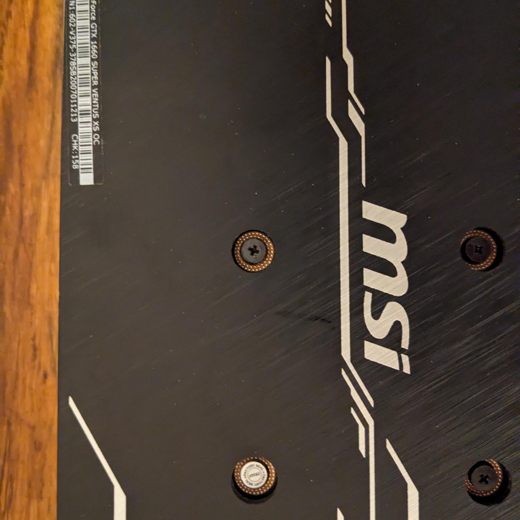 MSI GeForce GTX 1660 SUPER VENTUS XS OC