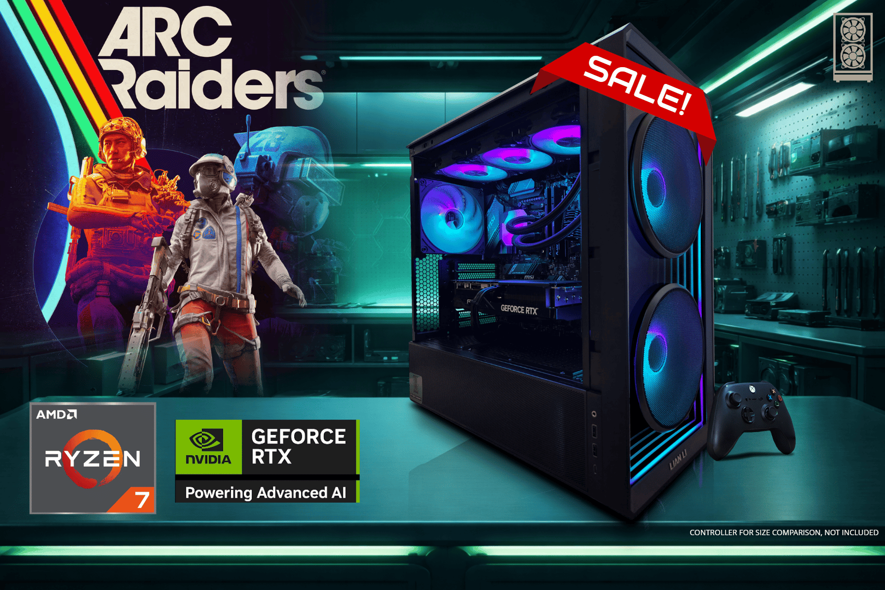 The Inifinity: Pro PC - 5070 TI | Ryzen 7 | 32GB DDR5 | 2TB NVME | 1000W | W11Pro