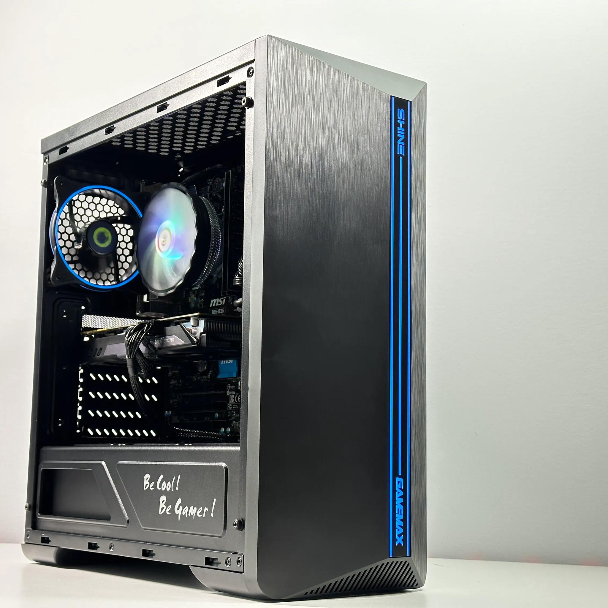 🕹️Starter Gaming PC🕹️Nvidia GTX 760🕹️Intel Xeon 1270 V3🕹️16GB  RAM🕹️500GB SSD