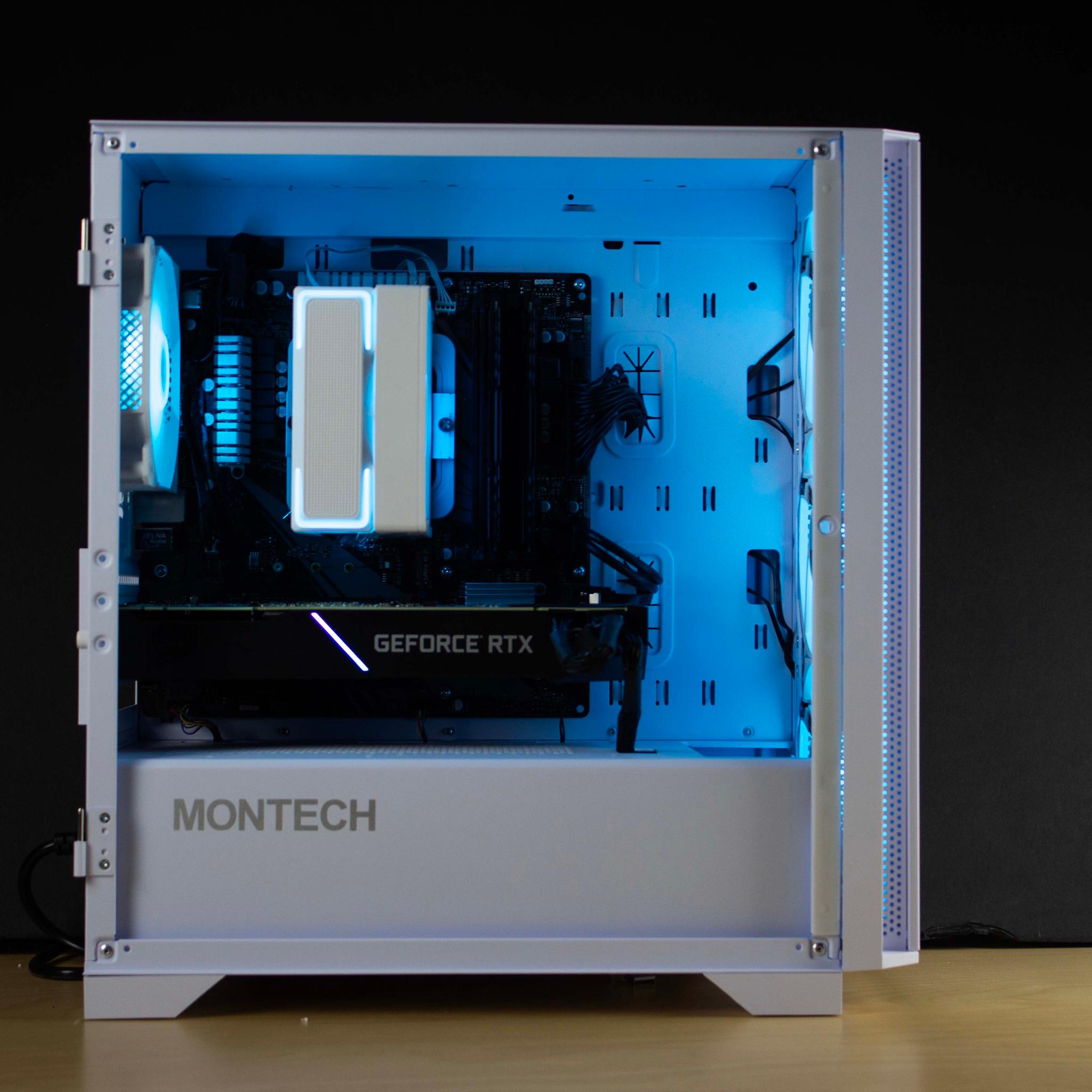 🧊❄️🧊 White Gaming PC – RTX 2070 Super, Ryzen 5 5500, 16GB RAM, 512GB SSD - WiFi, BlueTooth 🧊❄️🧊