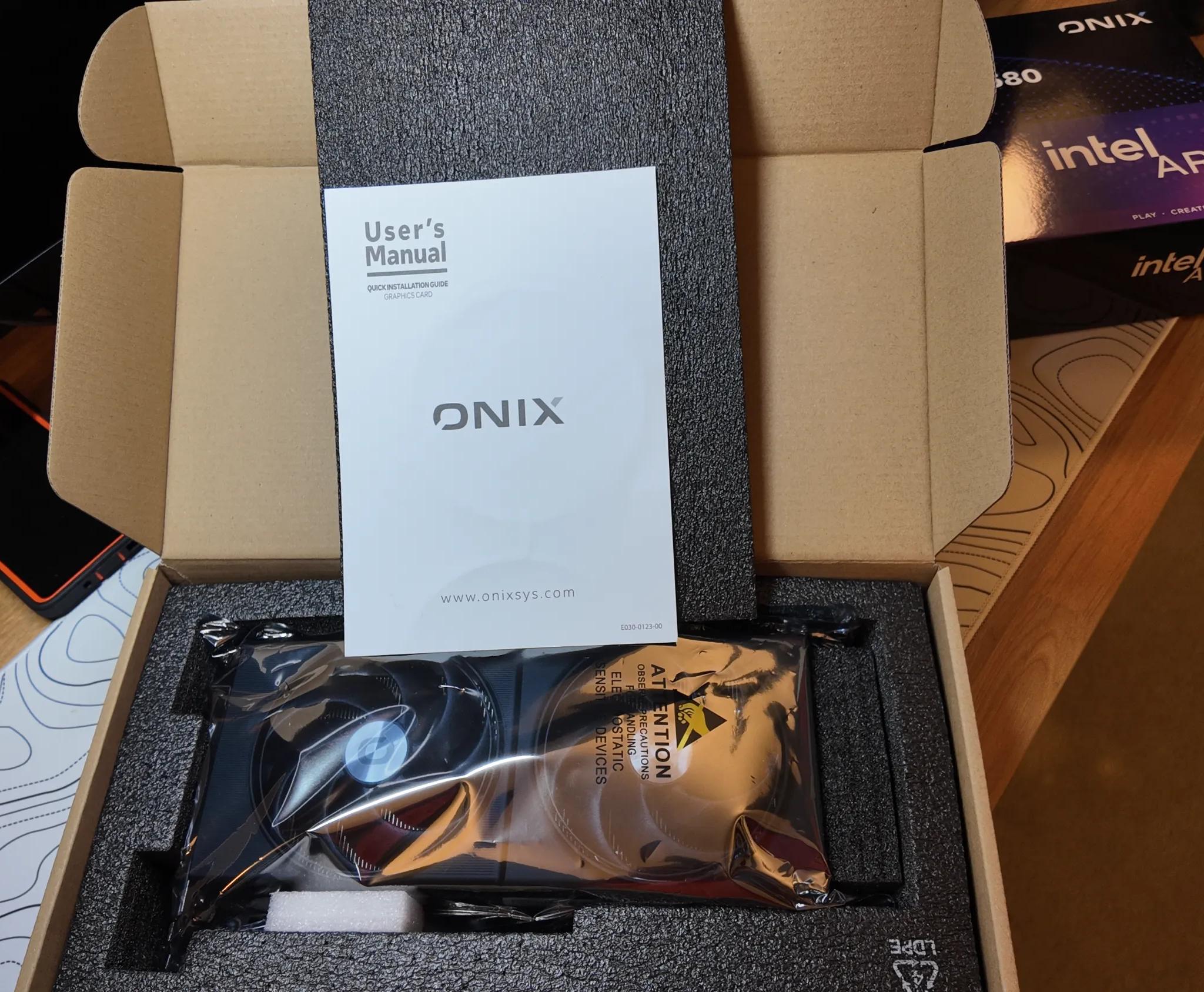 INTEL ONIX ODYSSEY Arc B580 12GB GDDR6 PCI Express 4.0x8 ATX Graphics Card  1080p/1440p