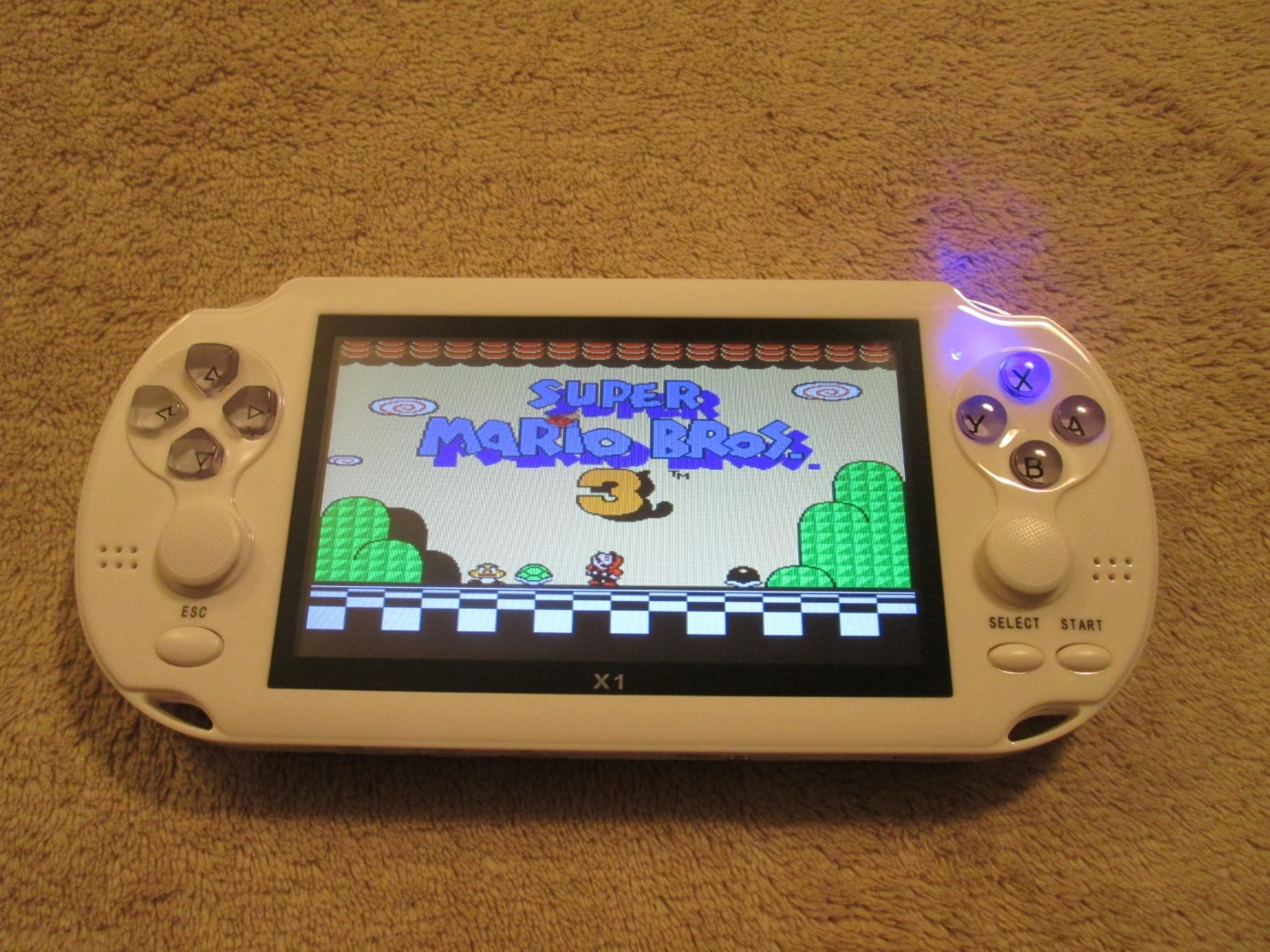 Retro Game Console System (White) New