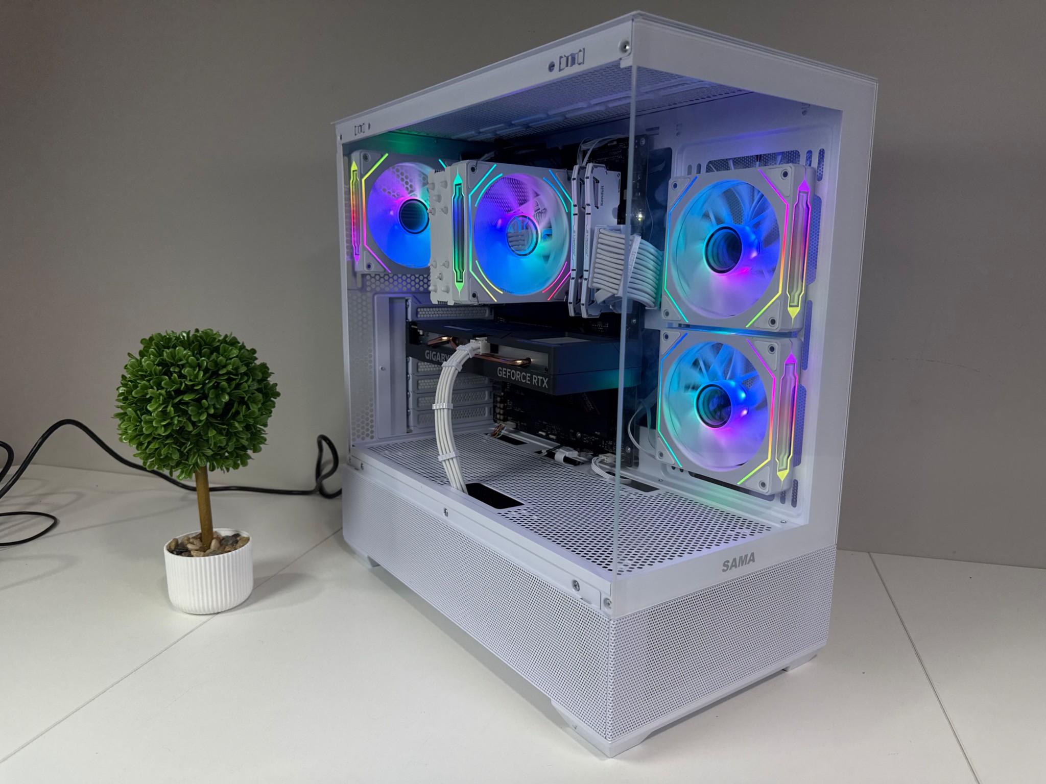 RTX 4060 | Ryzen 7 5700 X | 32GB DDR4 | 1TB SSD | 650W Gold PSU | ARGB Fans | Windows 11 PRO