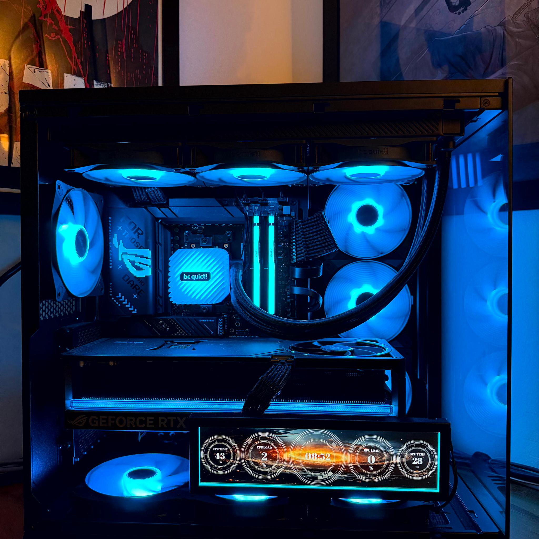 Asus ASTRAL RTX 5080 | Ryzen 7 9850x3d | 2 TB Gen 5 NVME | 64GB @6400 MT/sec | 1200W Platinum PSU