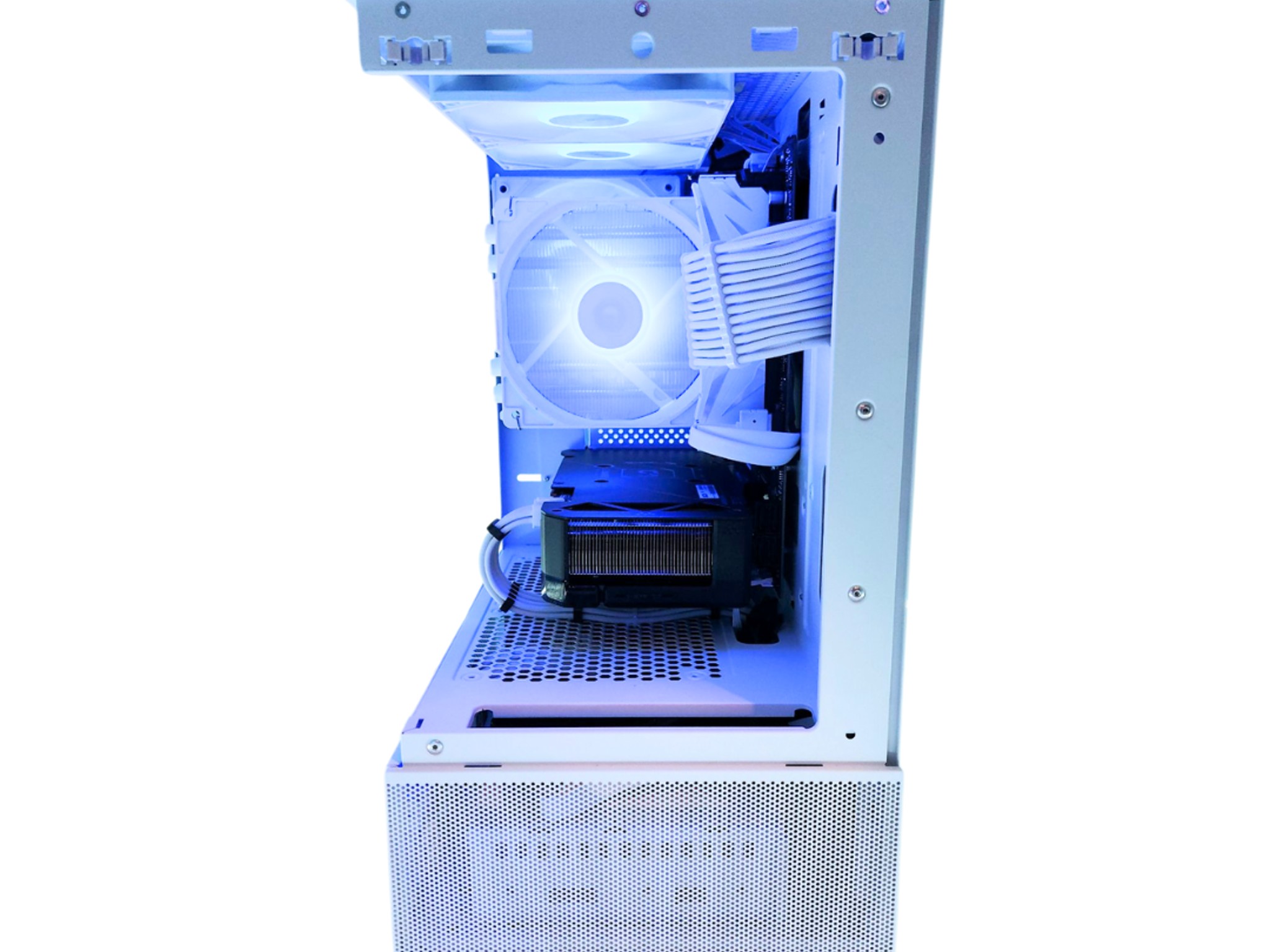 🌑Dagger🔪: RX 7600 | Ryzen 5500 | 16GB DDR4 RAM | 512GB SSD | 4 RGB Fans | White RGB Gaming PC