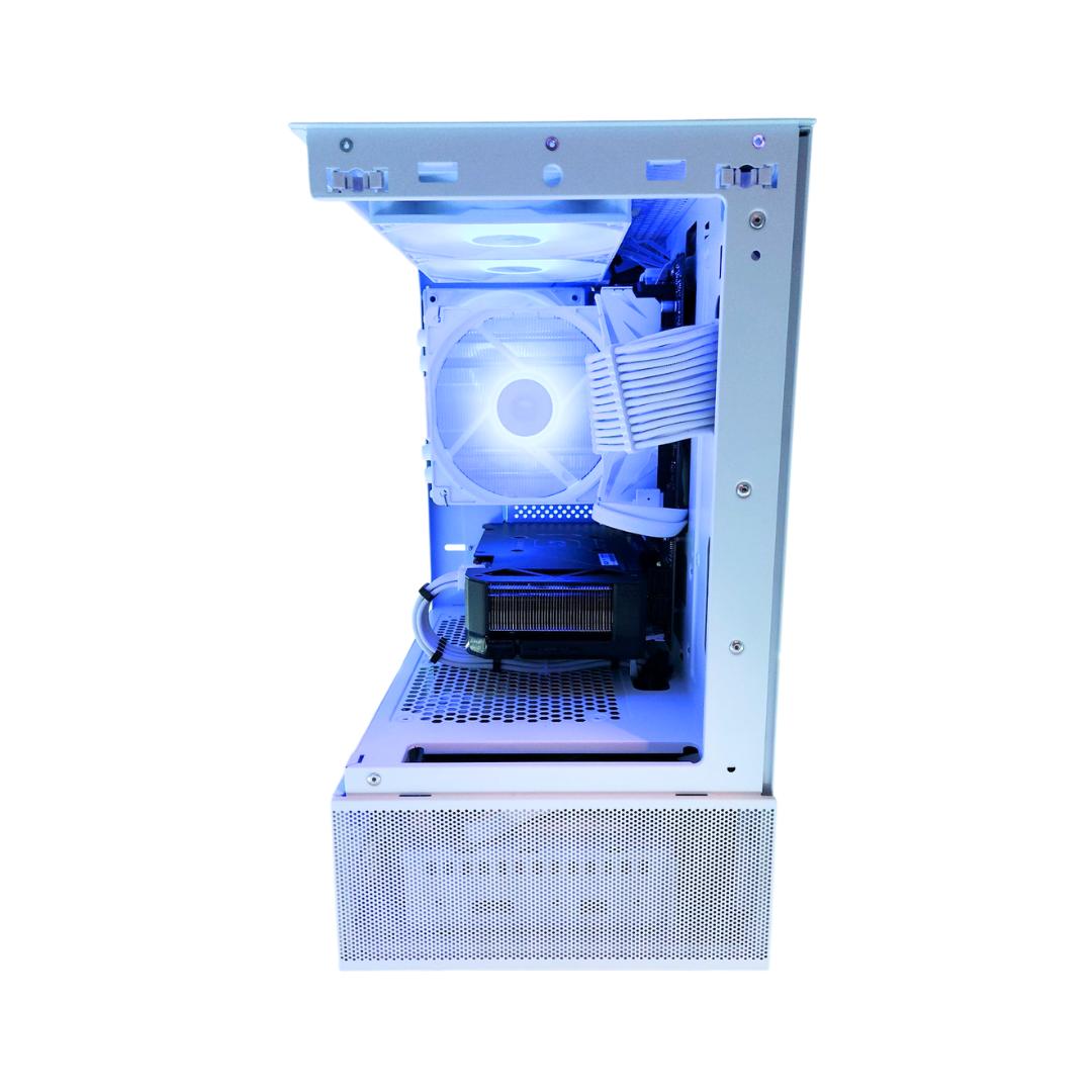 🌑Dagger🔪: RX 7600 | Ryzen 5500 | 16GB DDR4 RAM | 512GB SSD | 4 RGB Fans | White RGB Gaming PC