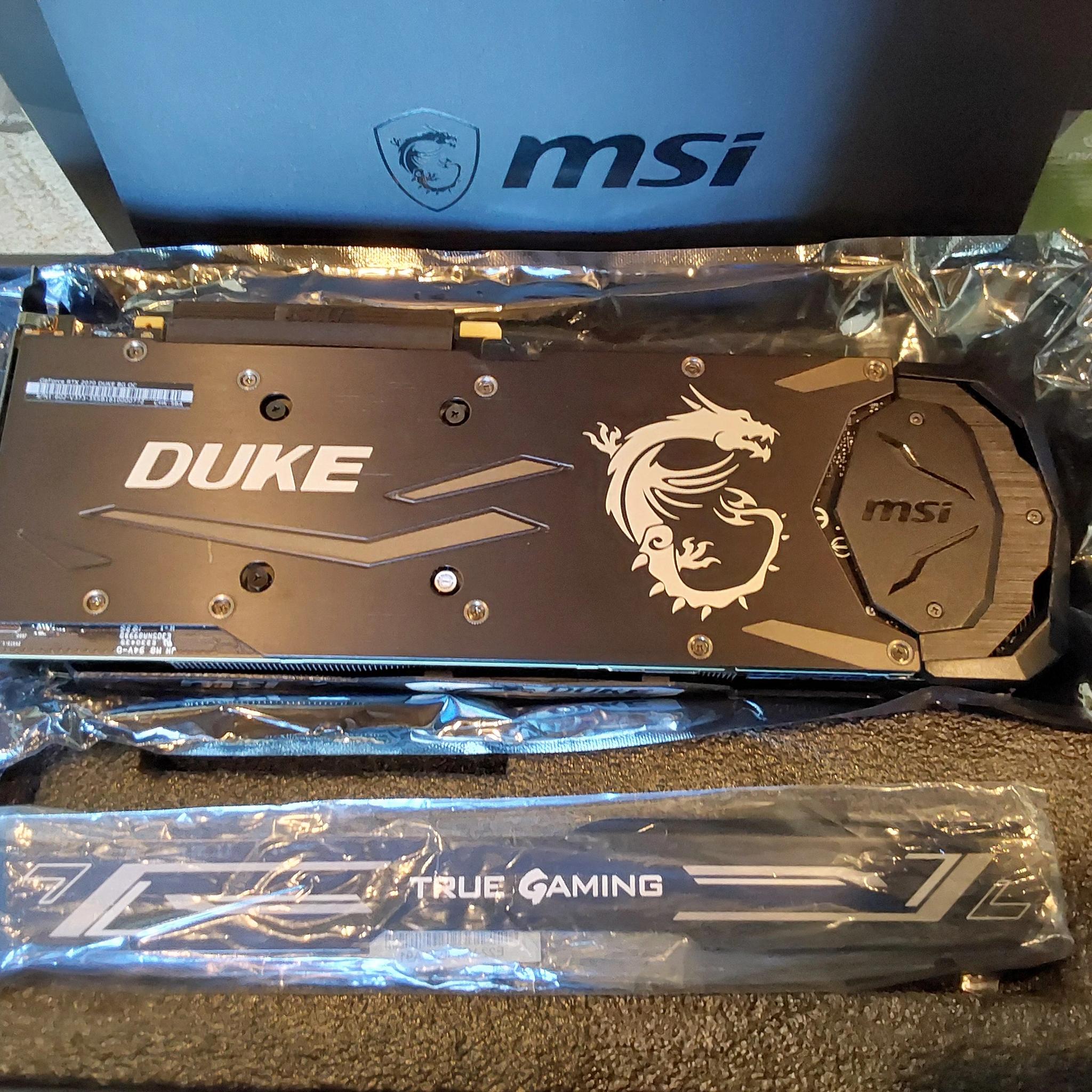 MSI GeForce RTX 2700 DUKE 8G OC 256-Bit GDDR6 PCI Express 3.0 x16 HDCP Ready Video Card