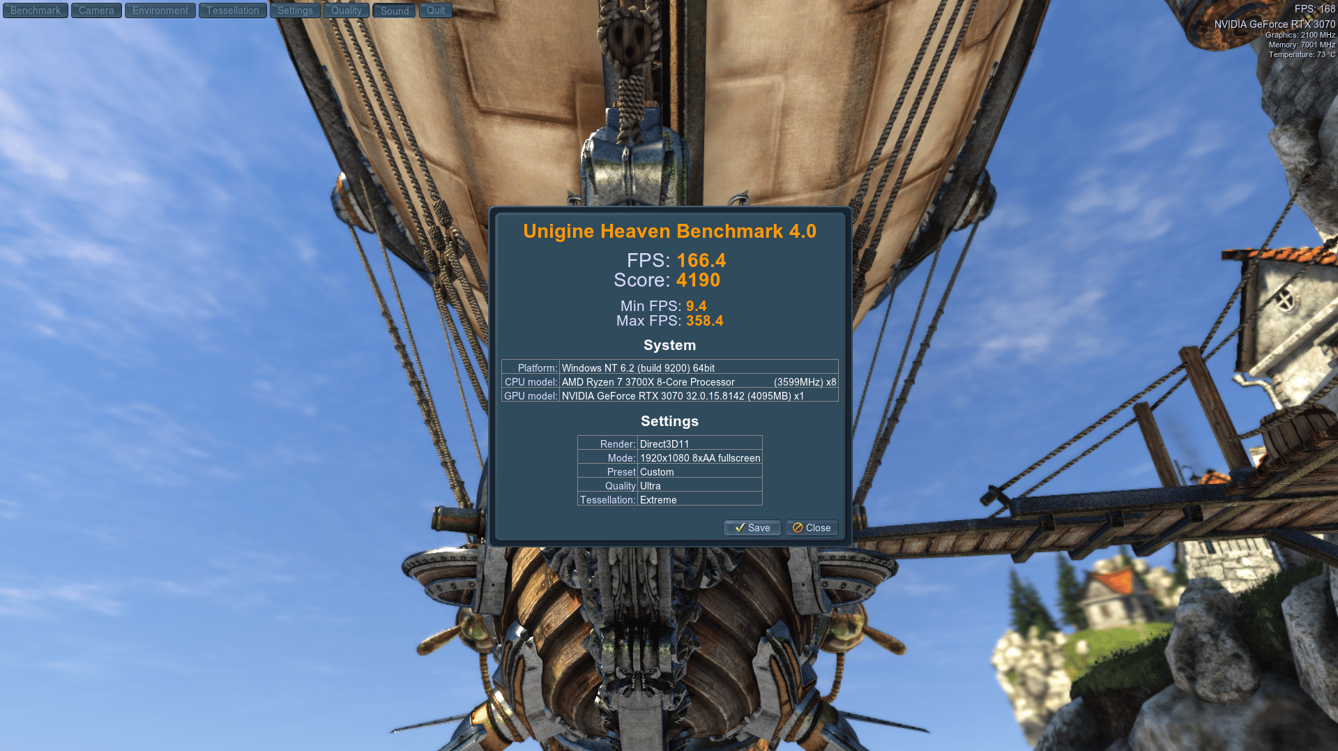 UDGX Signature Series – Ryzen 7 + RTX 3070 FE | White ARGB | Windows 11 Ready