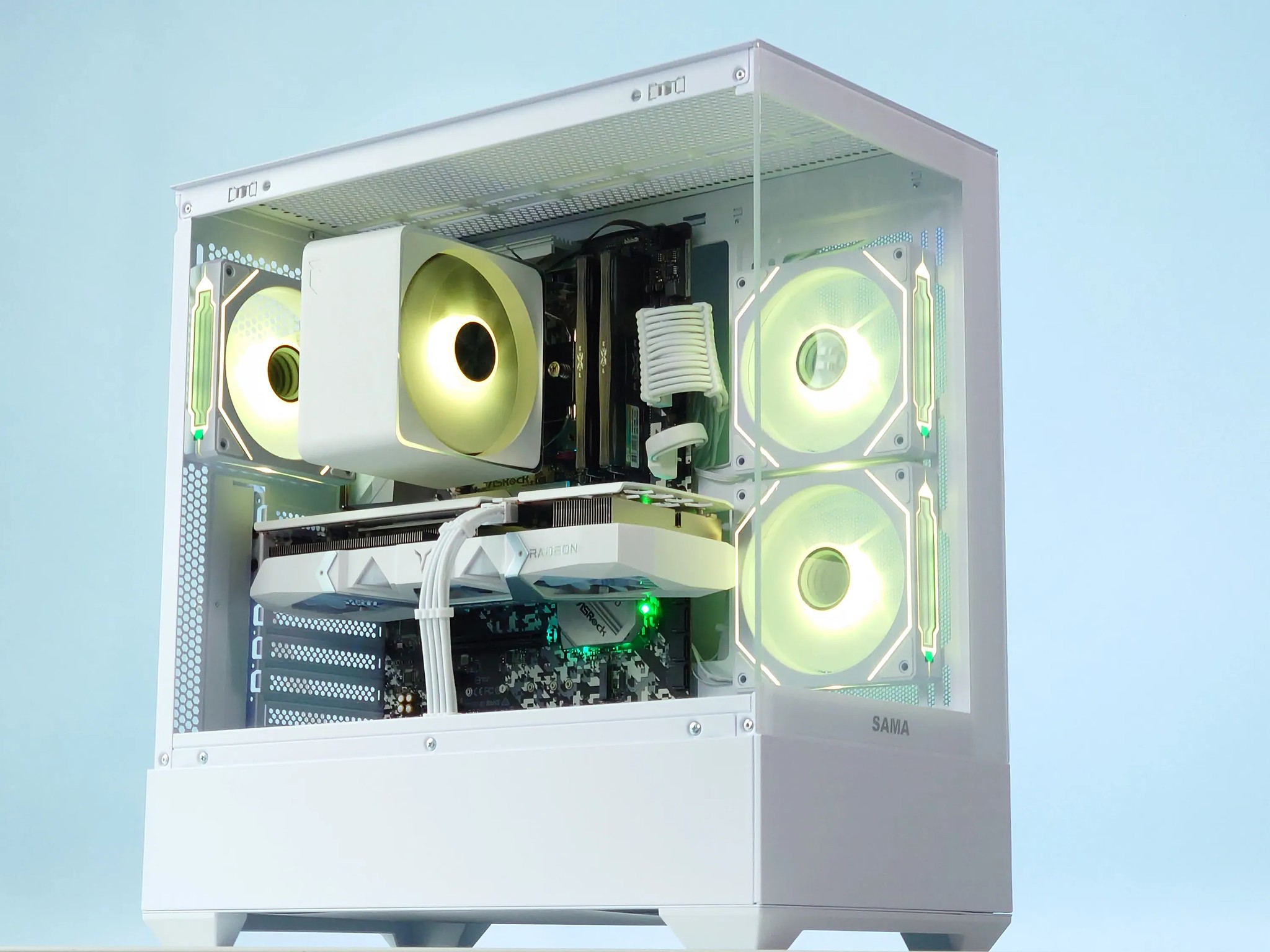 🍉🍈Gaming PC❄️AMD RX 6750 GRE 10GB GDDR6❄️AMD Ryzen 5 5500 6 core❄️32GB DDR4❄️1TB NVME