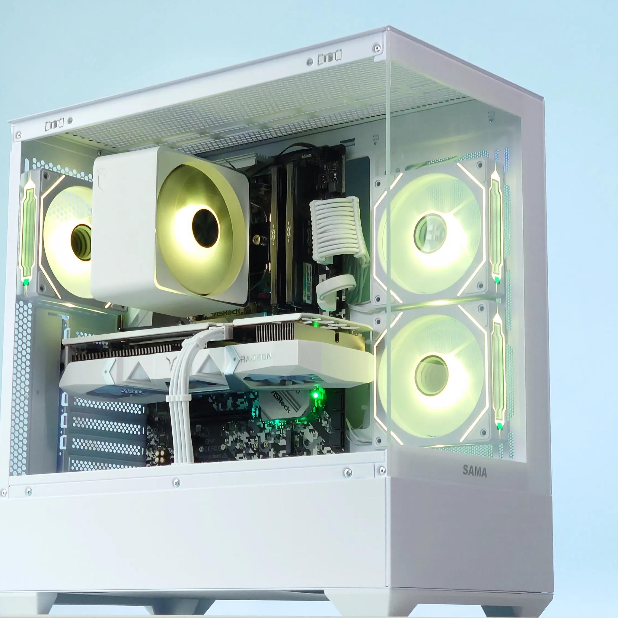 🍉🍈Gaming PC❄️AMD RX 6750 GRE 10GB GDDR6❄️AMD Ryzen 5 5500 6 core❄️32GB DDR4❄️1TB NVME