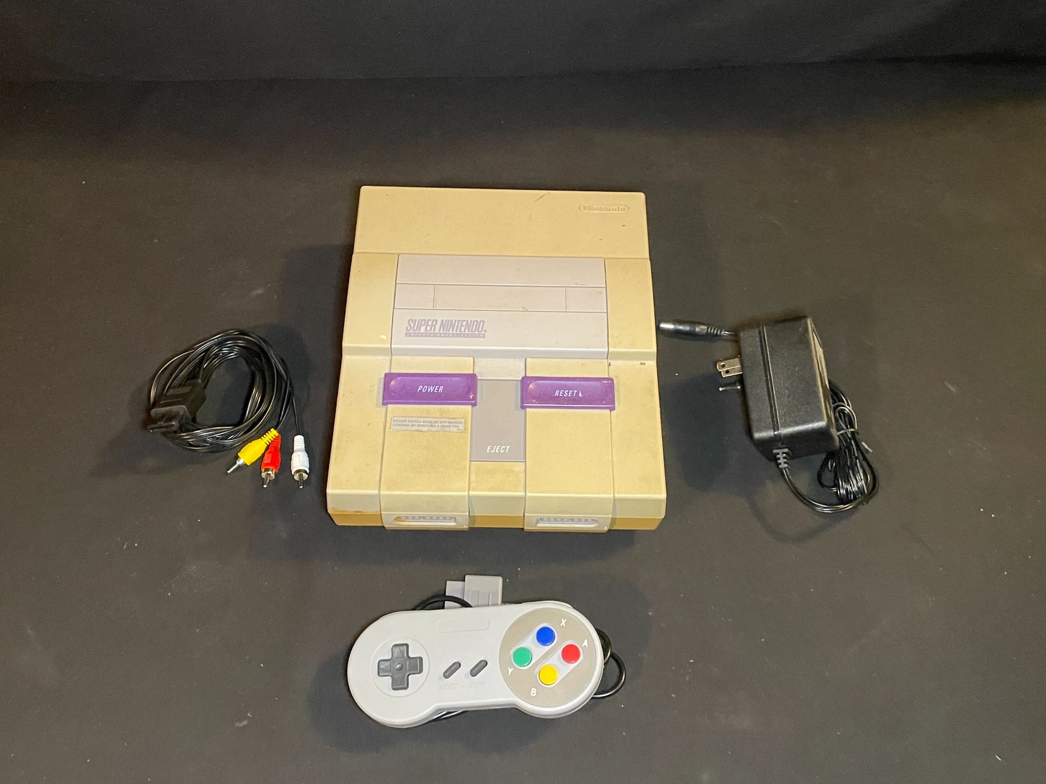 Super Nintendo With Accessories