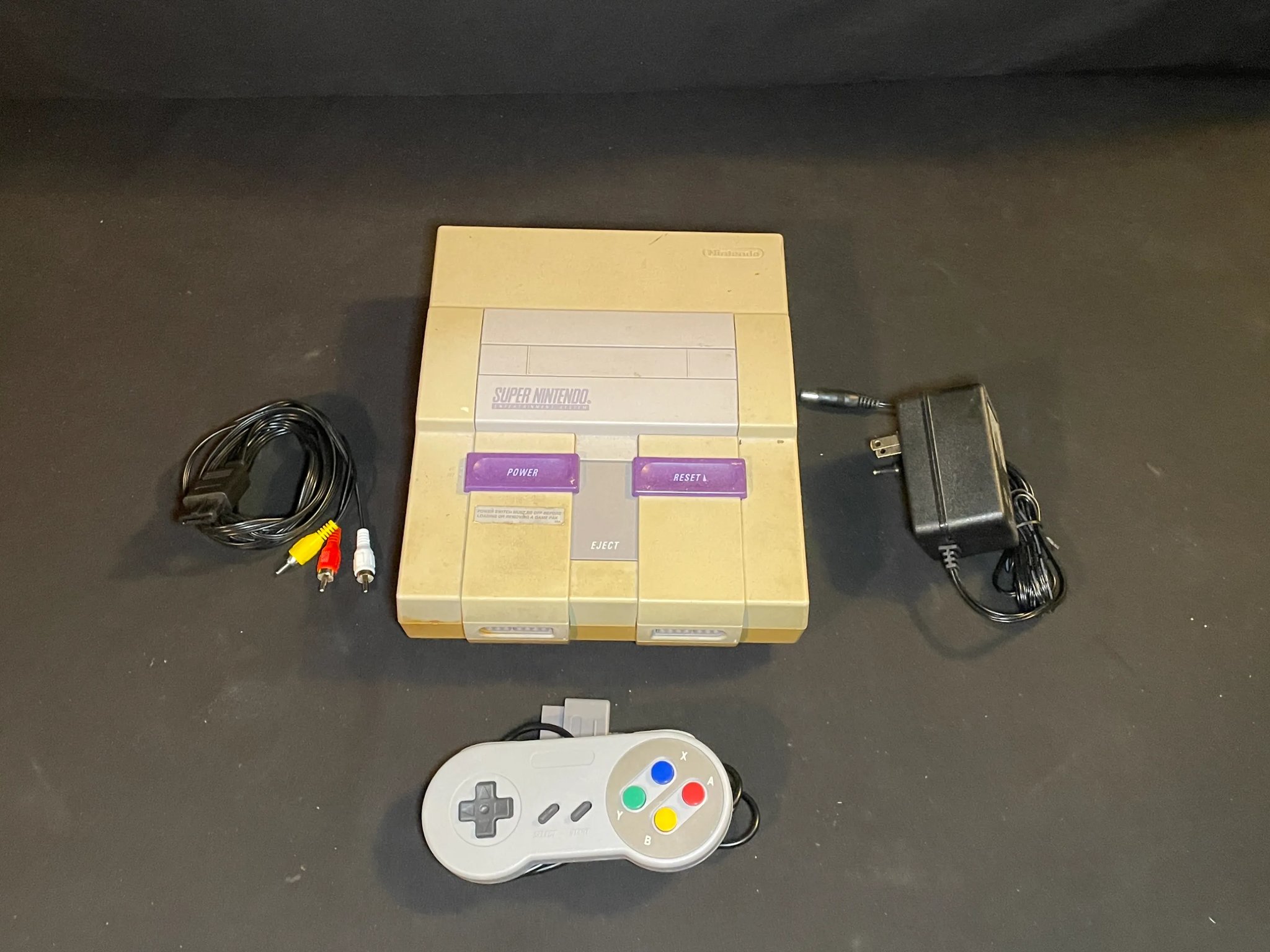 Super Nintendo With Accessories