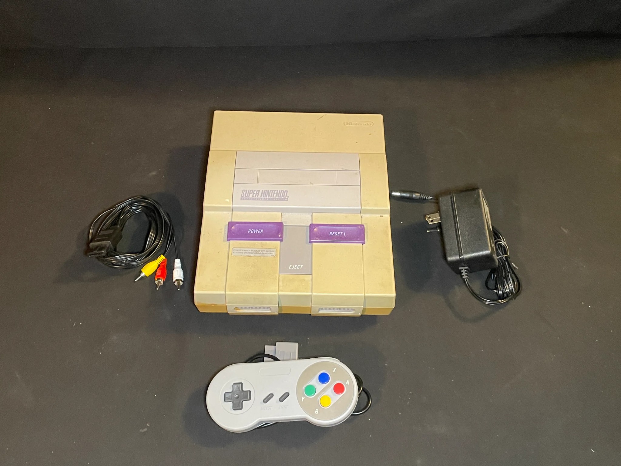 Super Nintendo With Accessories