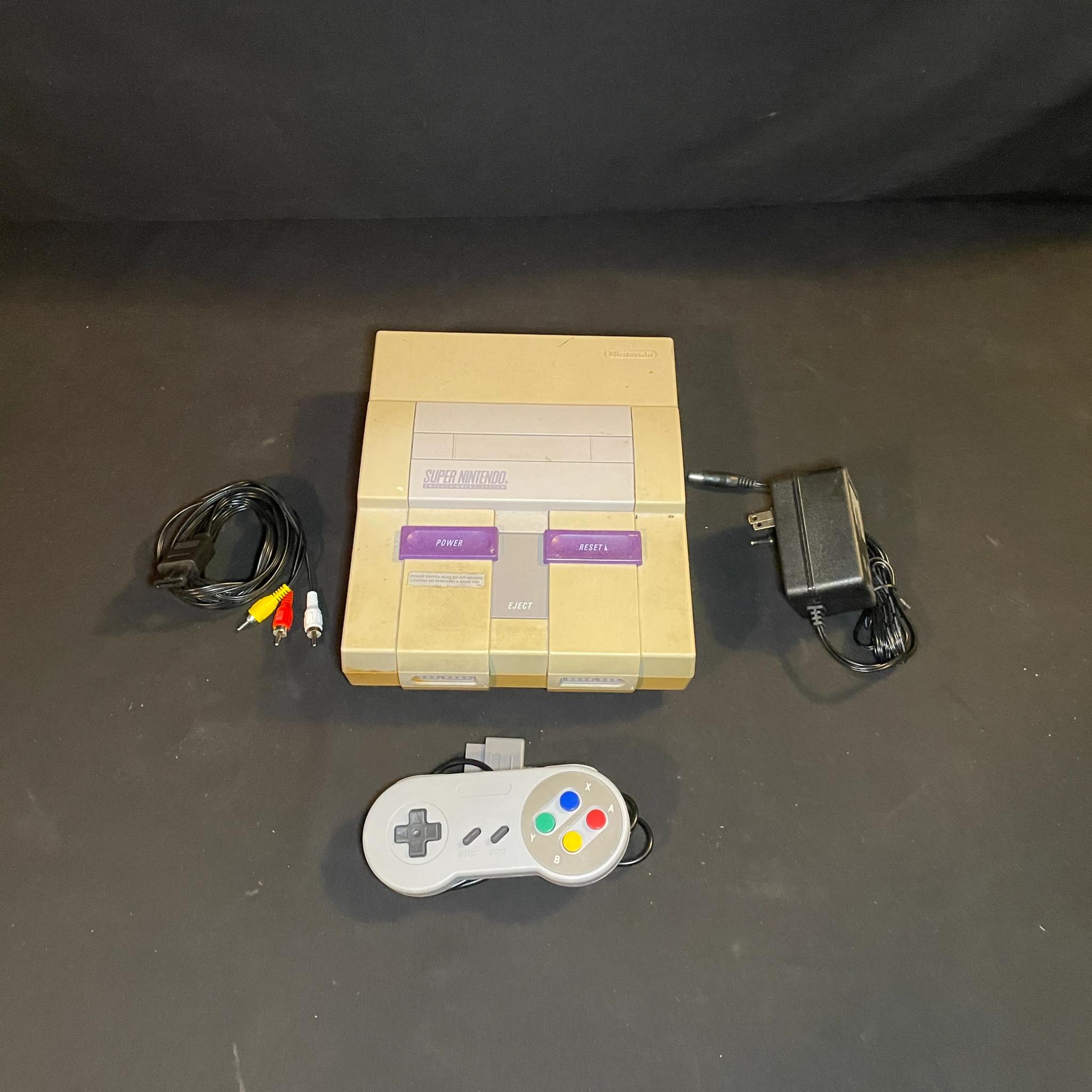 Super Nintendo With Accessories