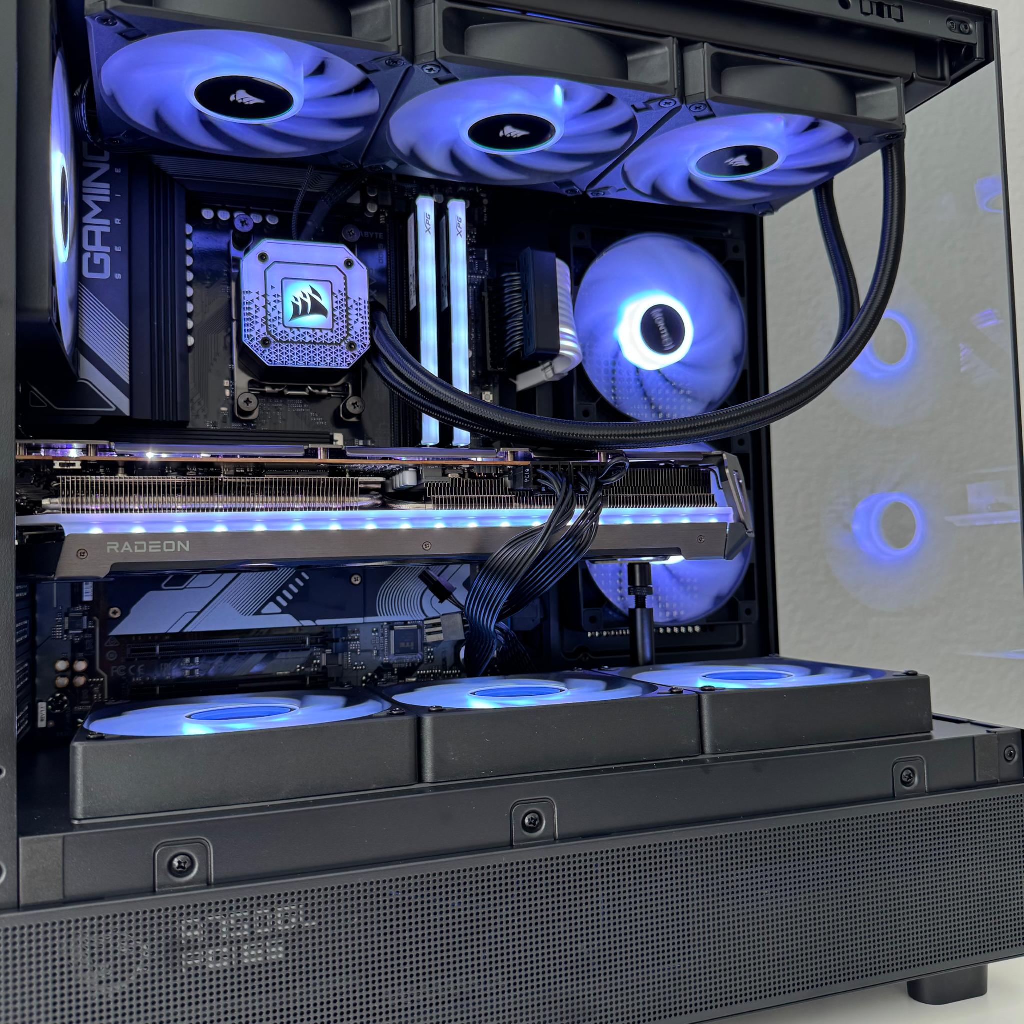 ⚔️ High-End 1440p/4K Gaming PC AMD Ryzen 7 7700 AMD Radeon RX 7800 XT 32GB DDR5-5600 1TB NVMe Win 11