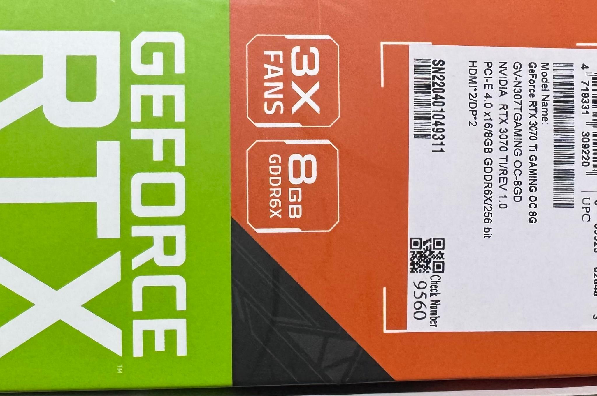 Gigabyte GeForce RTX 3070 Ti EAGLE 8G
