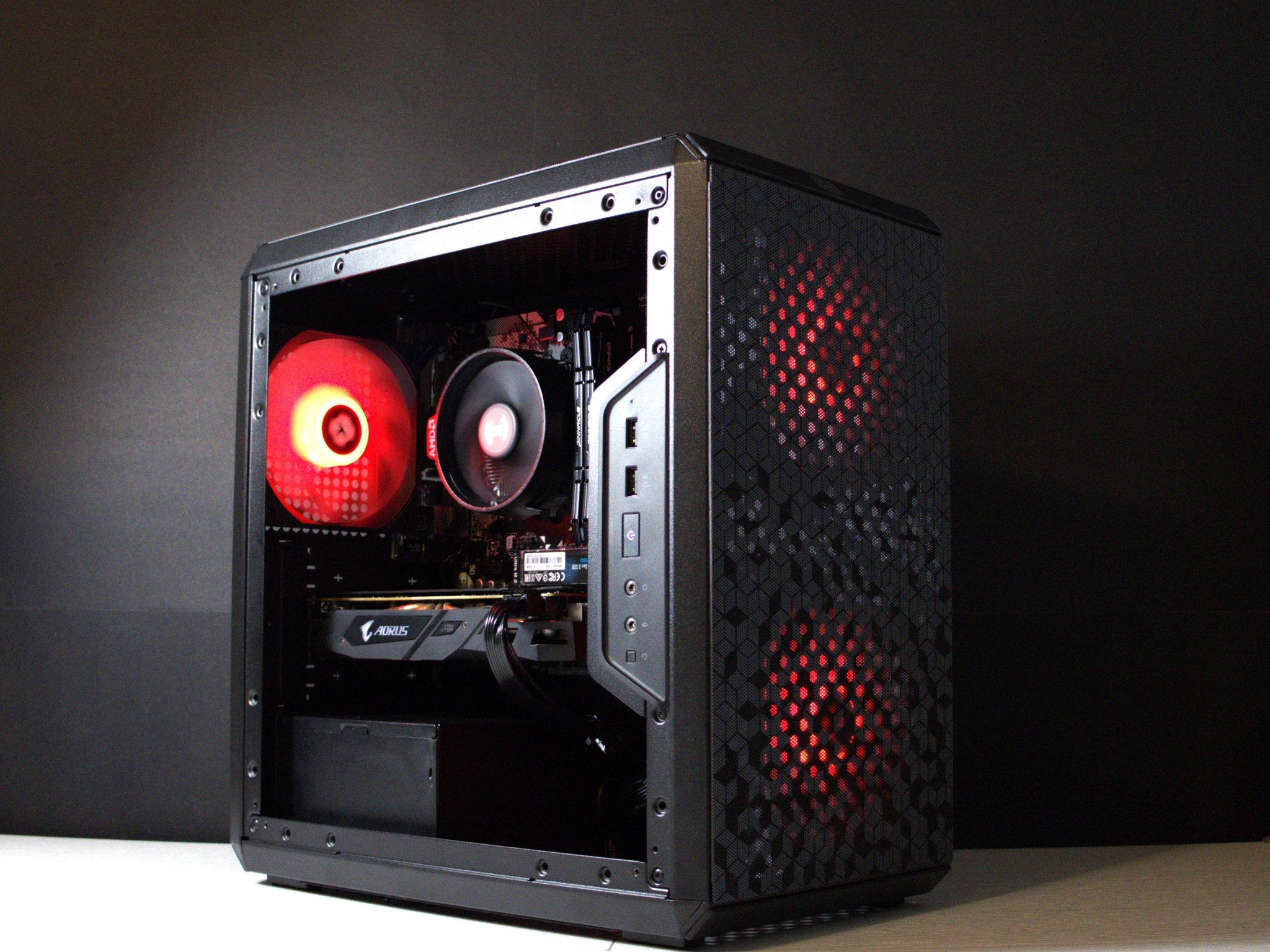 👽DARK HOLE👽 Gaming PC | AMD Ryzen 5 3600 | 16GB | RX 580 8GB | 512GB SSD | Win11 | Wi-Fi