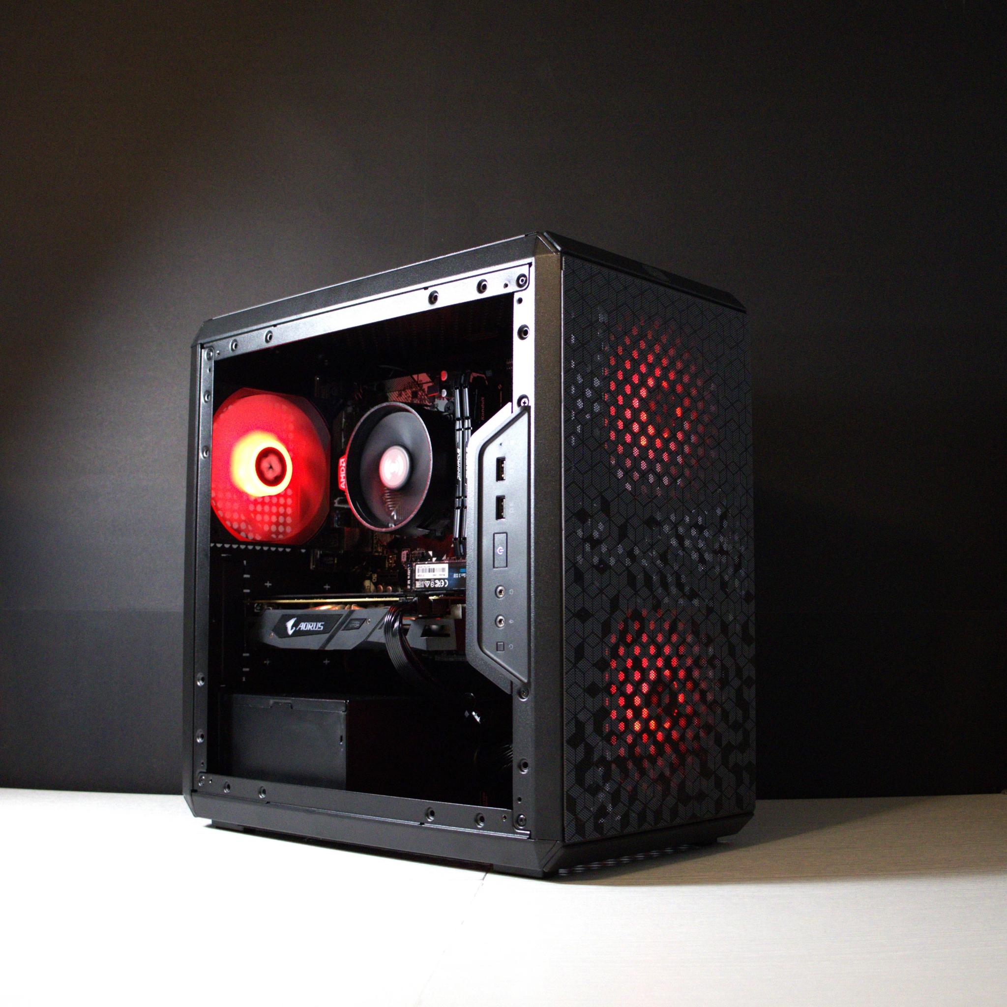 👽DARK HOLE👽 Gaming PC | AMD Ryzen 5 3600 | 16GB | RX 580 8GB | 512GB SSD | Win11 | Wi-Fi