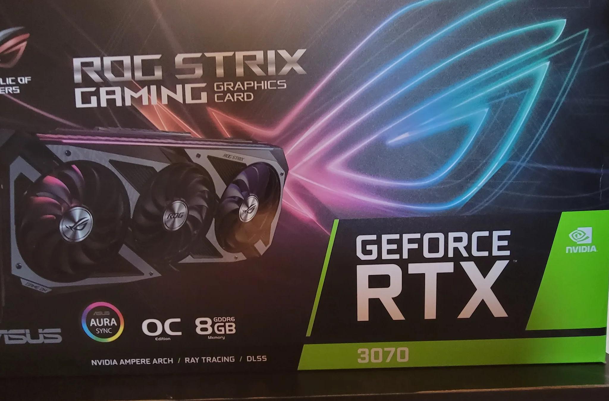 Asus ROG Strix RTX 3070 8gb 0C