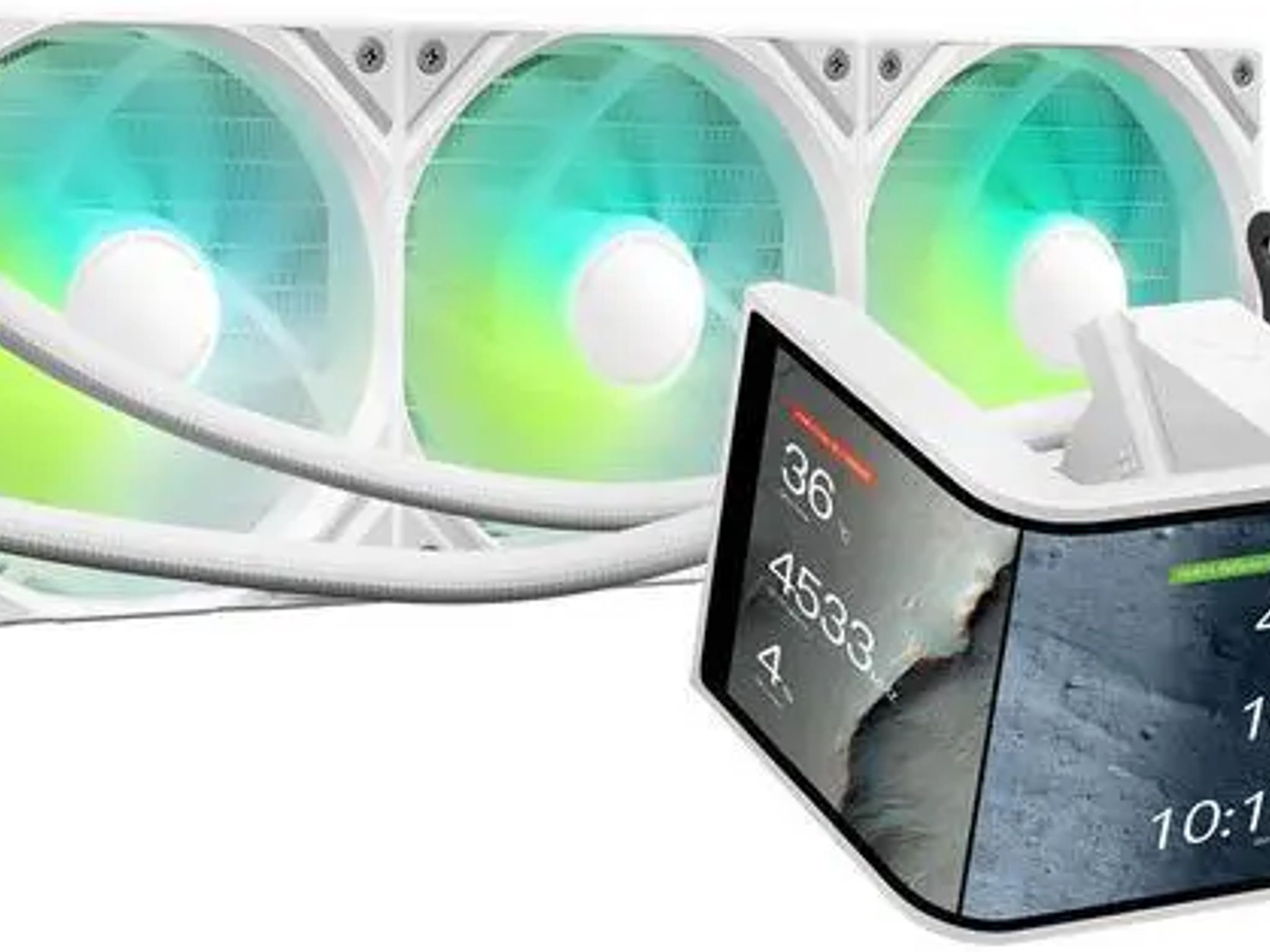 TRYX Panorama SE 360 ARGB Liquid CPU Cooler, White