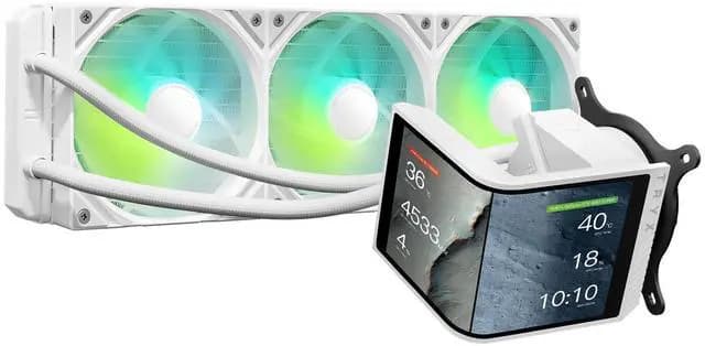 TRYX Panorama SE 360 ARGB Liquid CPU Cooler, White