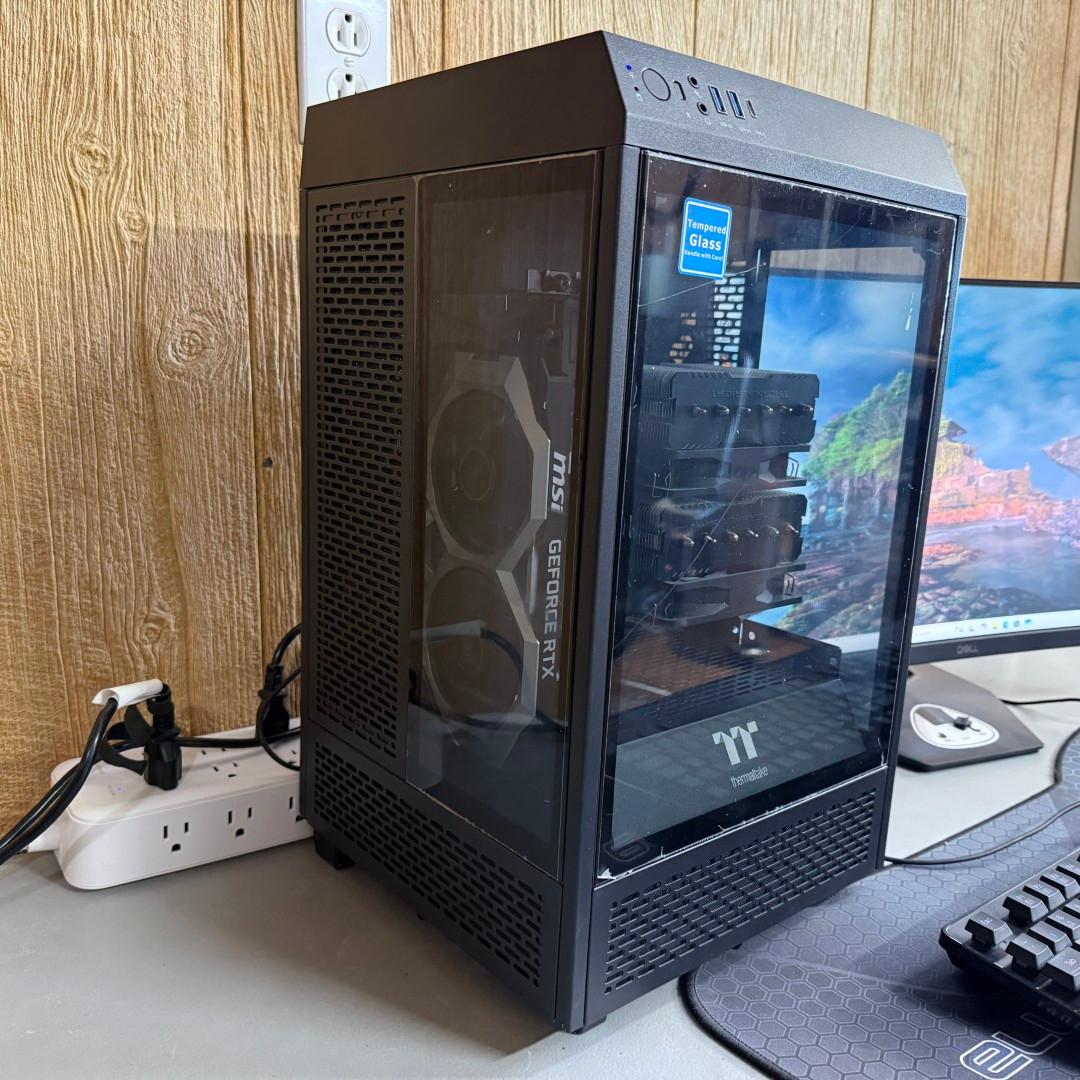 Thermaltake Tower 100 Showcase PC - 11700K, 64GB, RTX 2060 12gb, 2TB NVME, Ready to Work or Game!