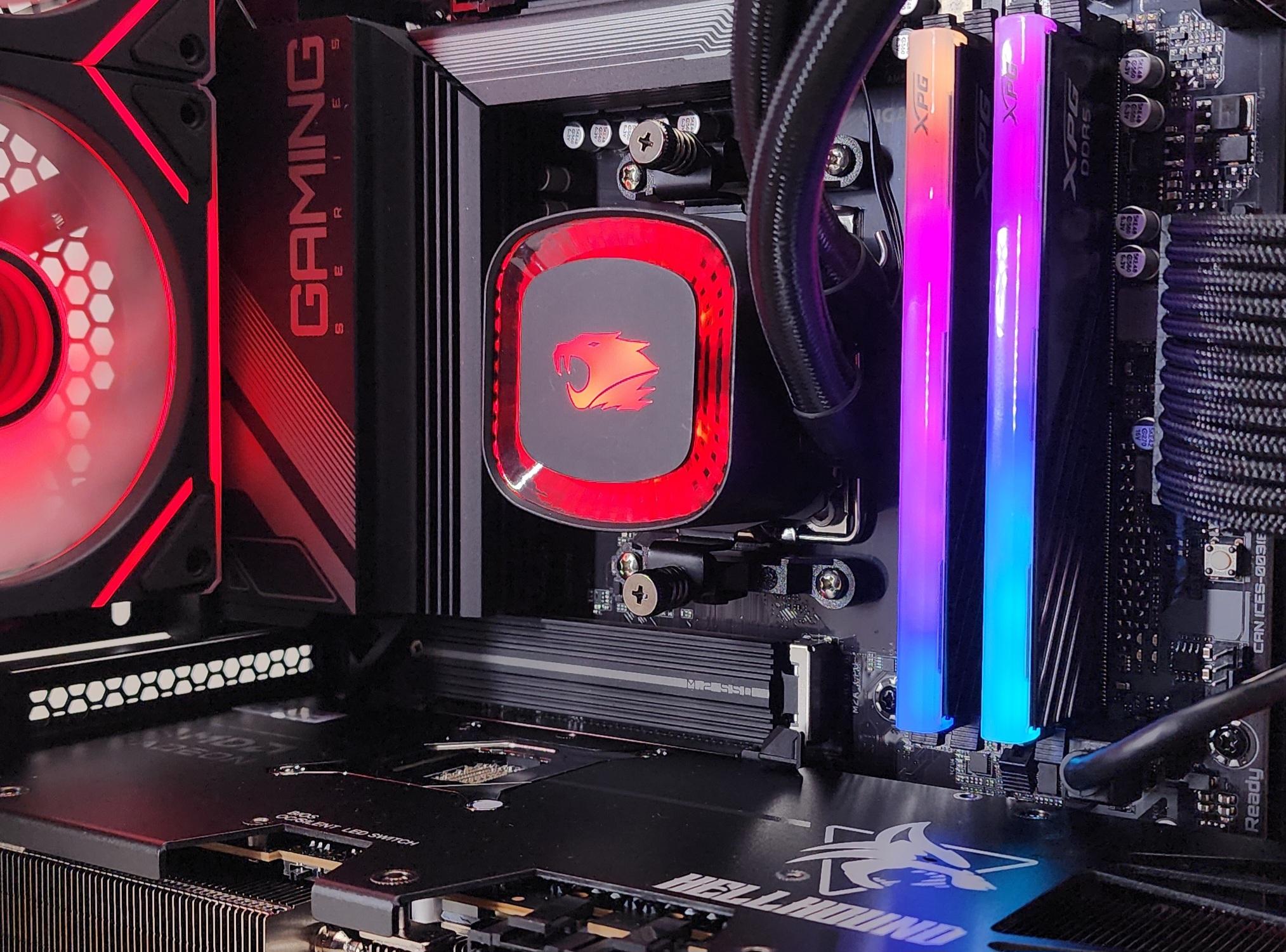Gaming PC Ryzen 7 9700X 32GB RAM 2TB SSD RX 9070 XT 16GB Windows 11 Computer