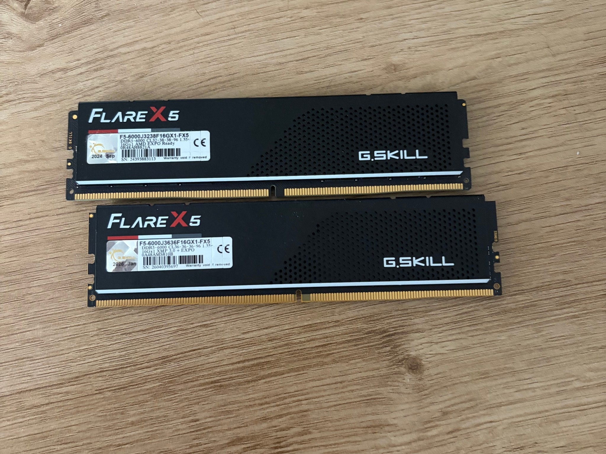32gb (16x2) DDR5 6000