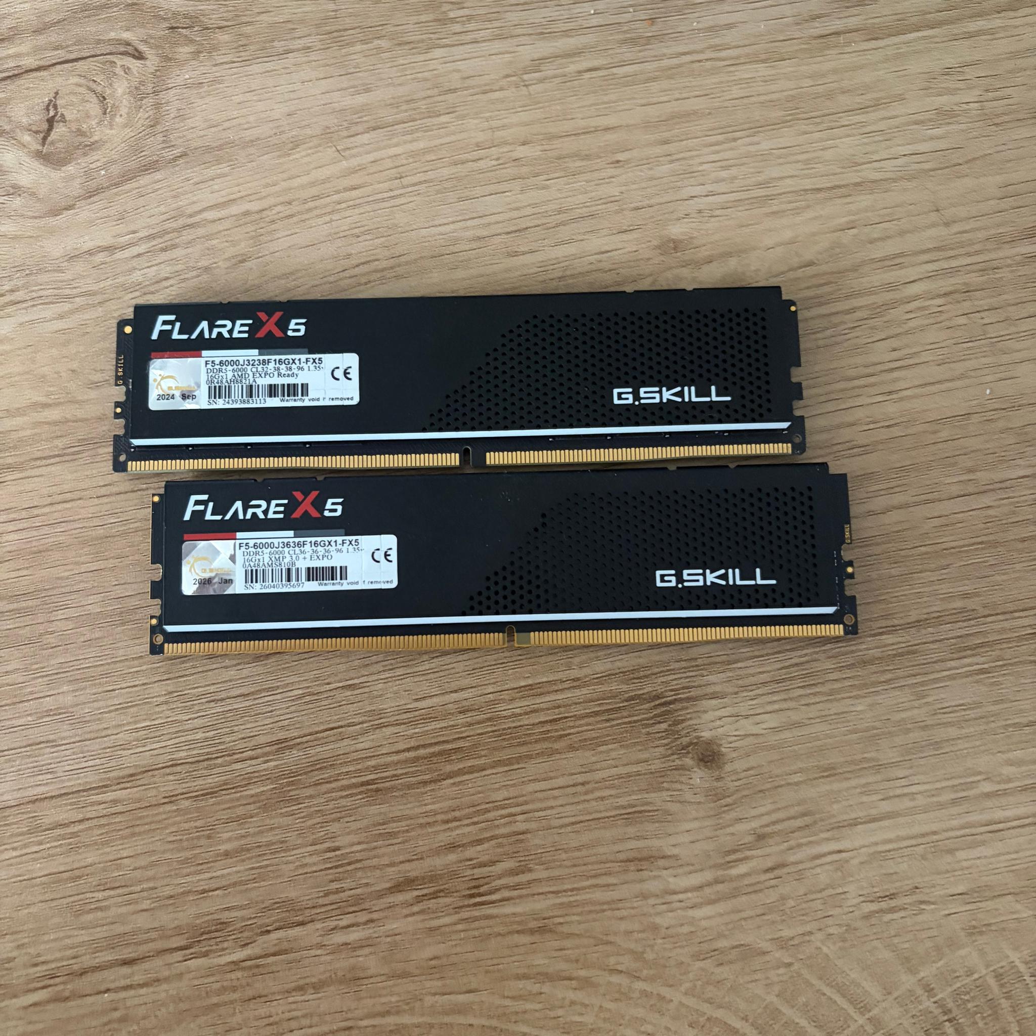 32gb (16x2) DDR5 6000
