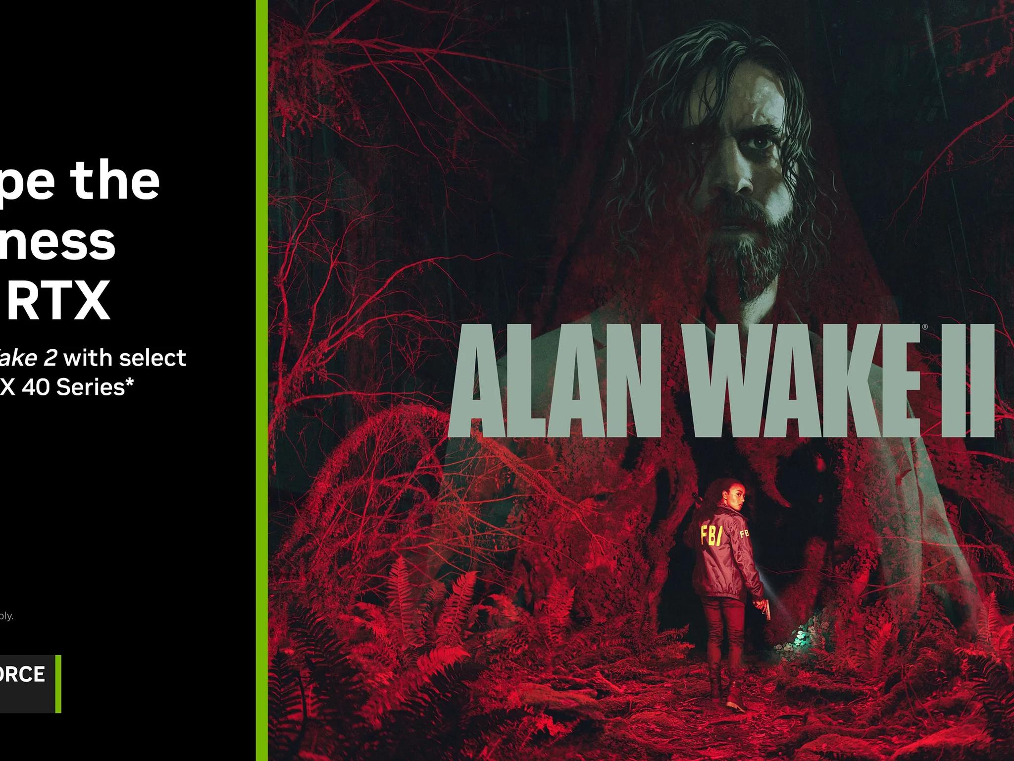 Alan Wake 2 Nvidia 40 series GPU Promo code